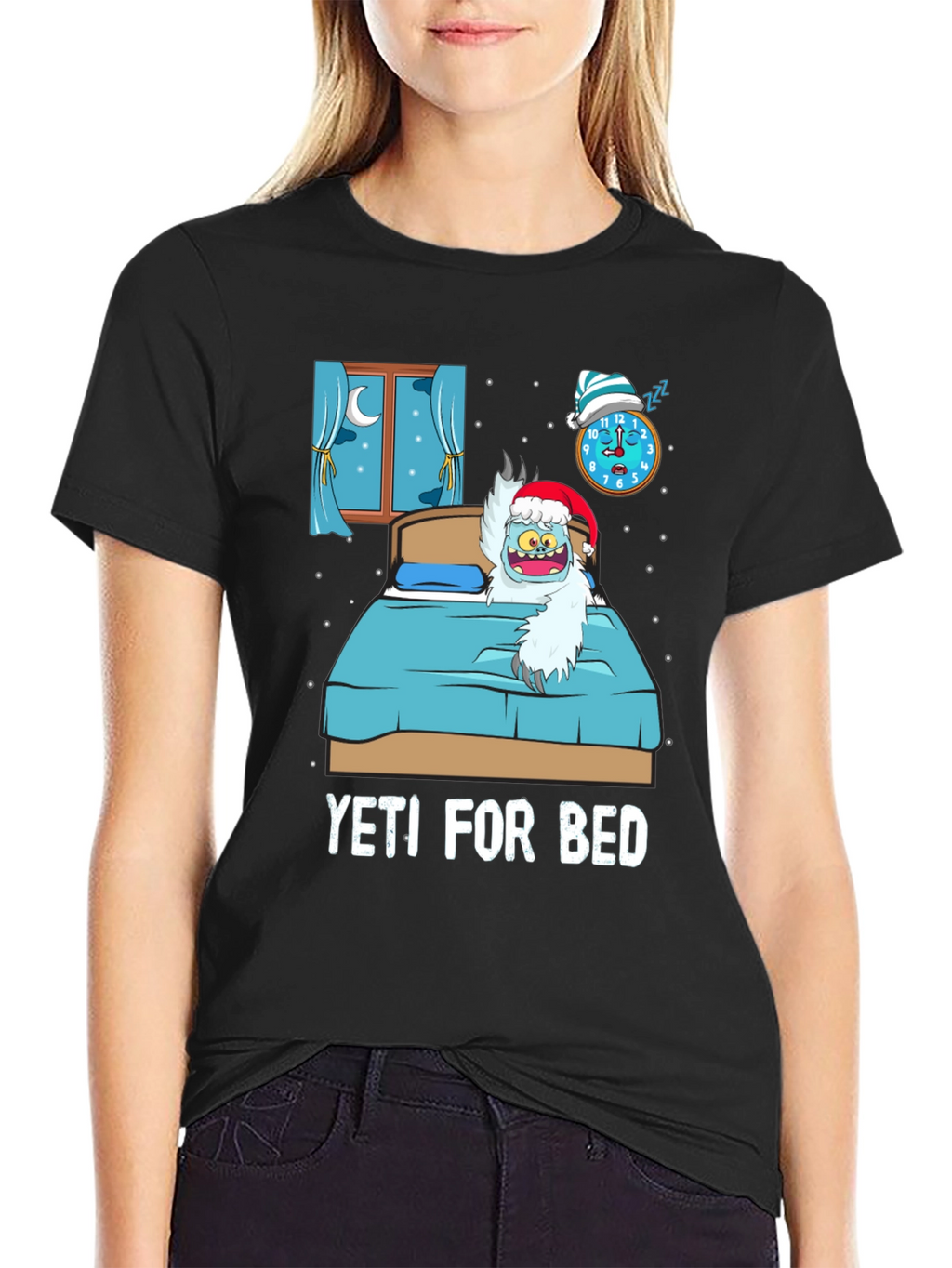 Yeti For Bed Funny Graphic T-Shirt