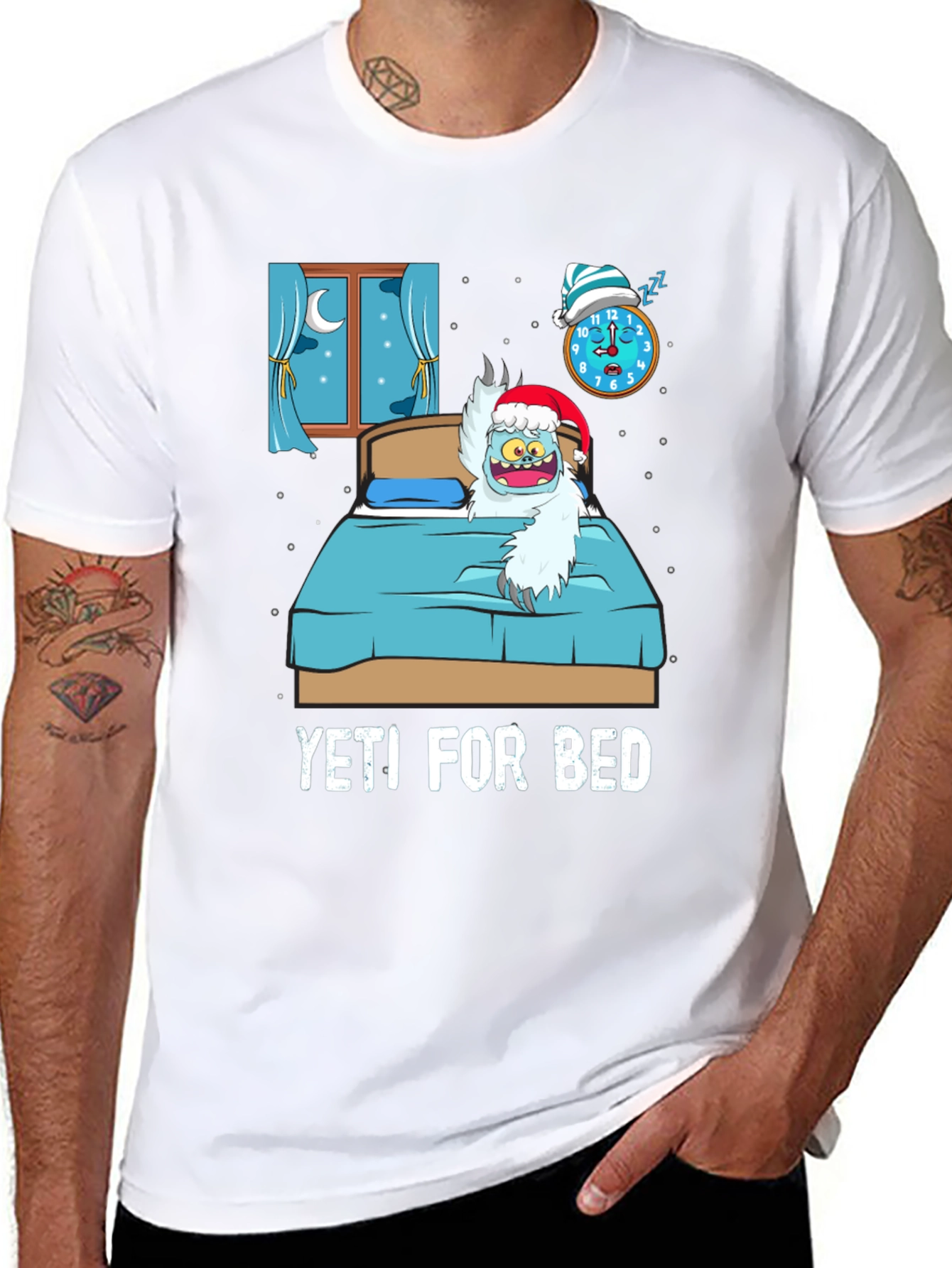 Yeti For Bed Funny Graphic T-Shirt