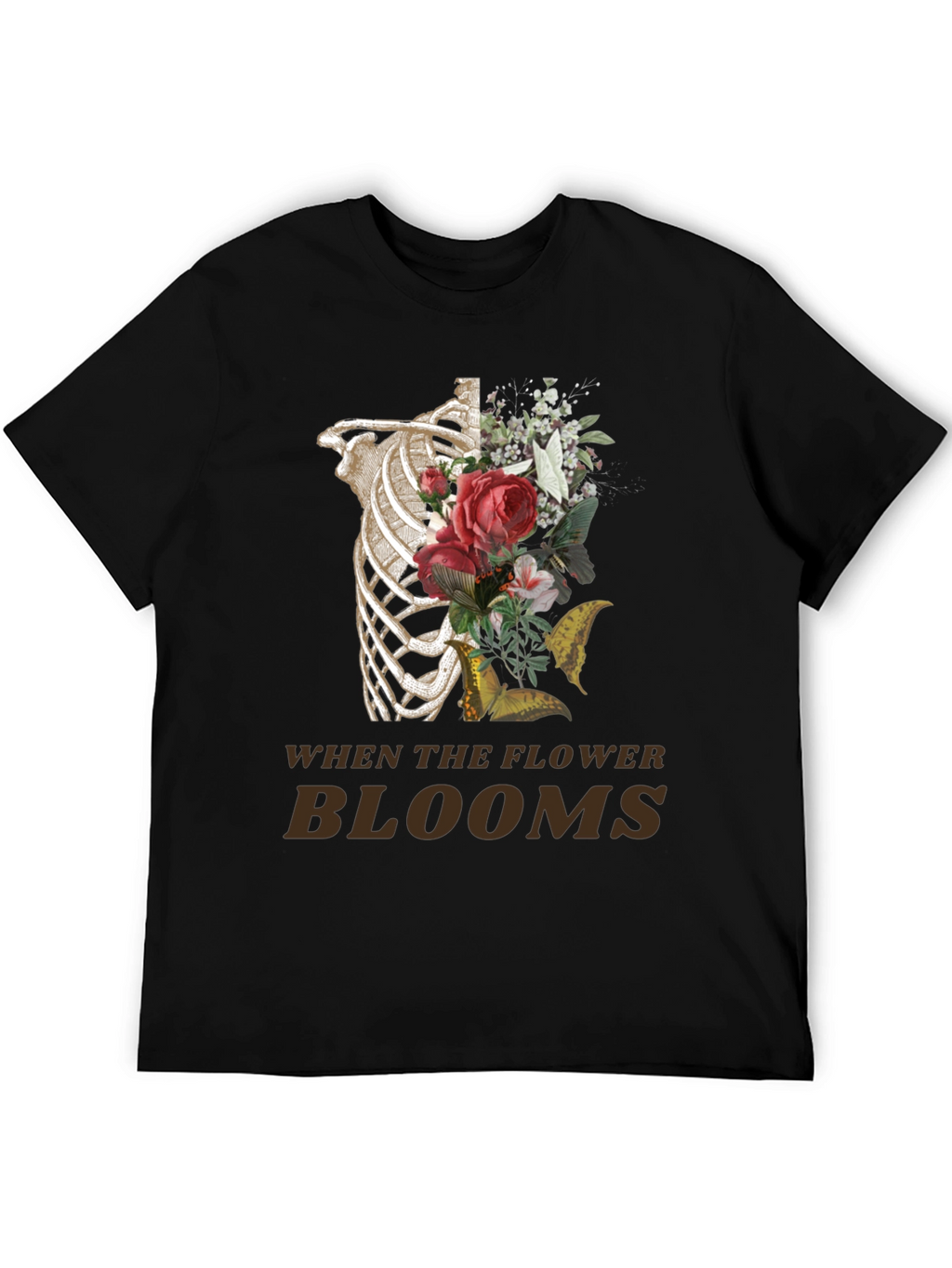 Floral Rib Cage Graphic Tee