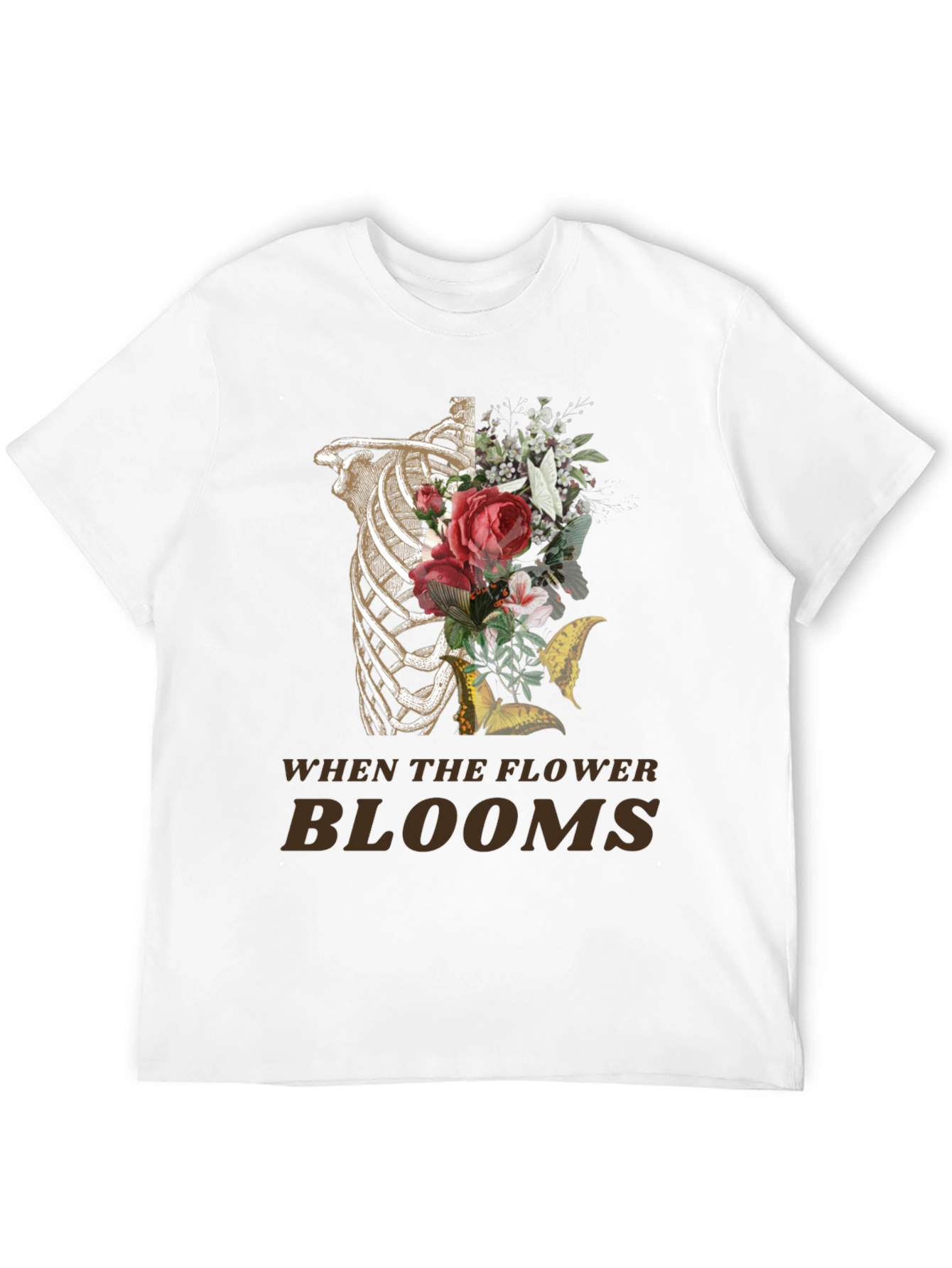 Floral Rib Cage Graphic Tee