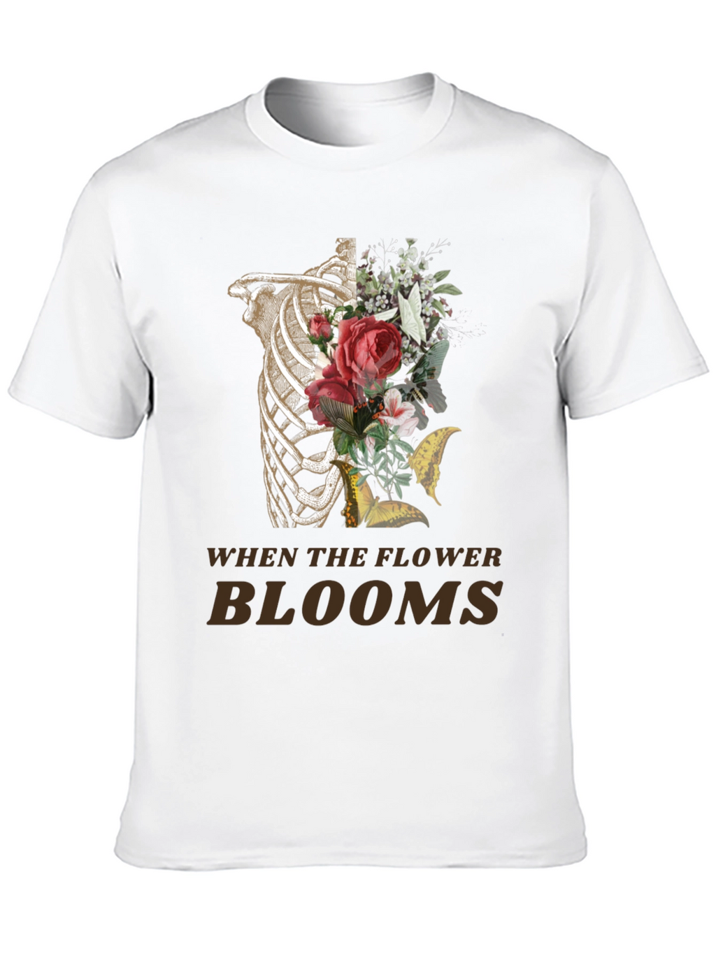Floral Rib Cage Graphic Tee