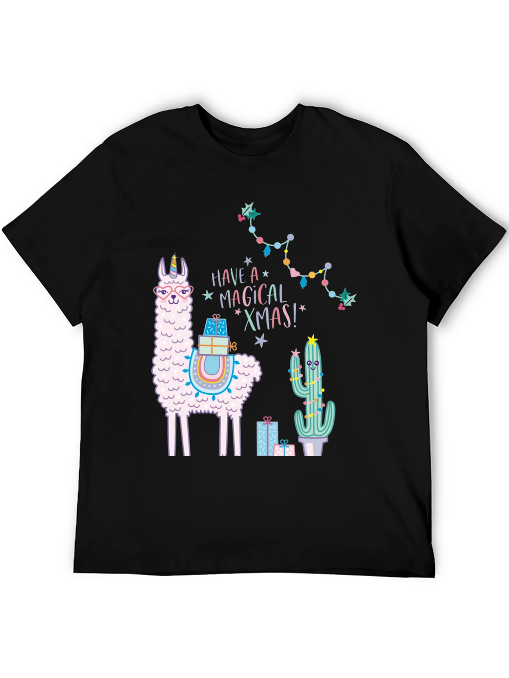 Magical Xmas Llama T-Shirt