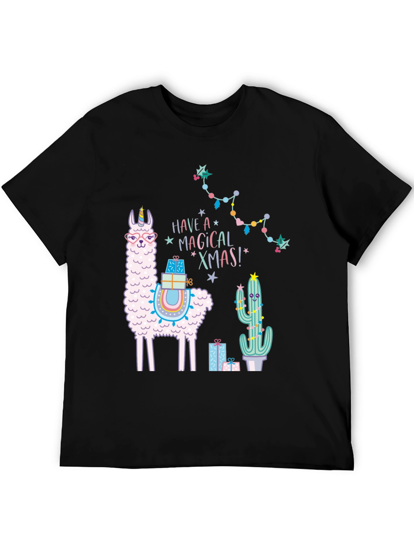 Magical Xmas Llama T-Shirt