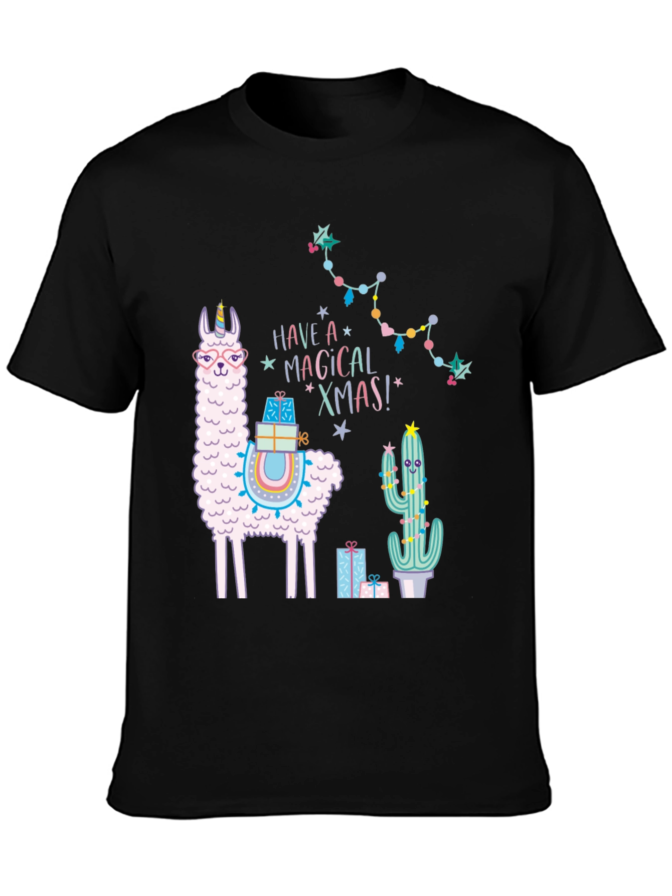 Magical Xmas Llama T-Shirt