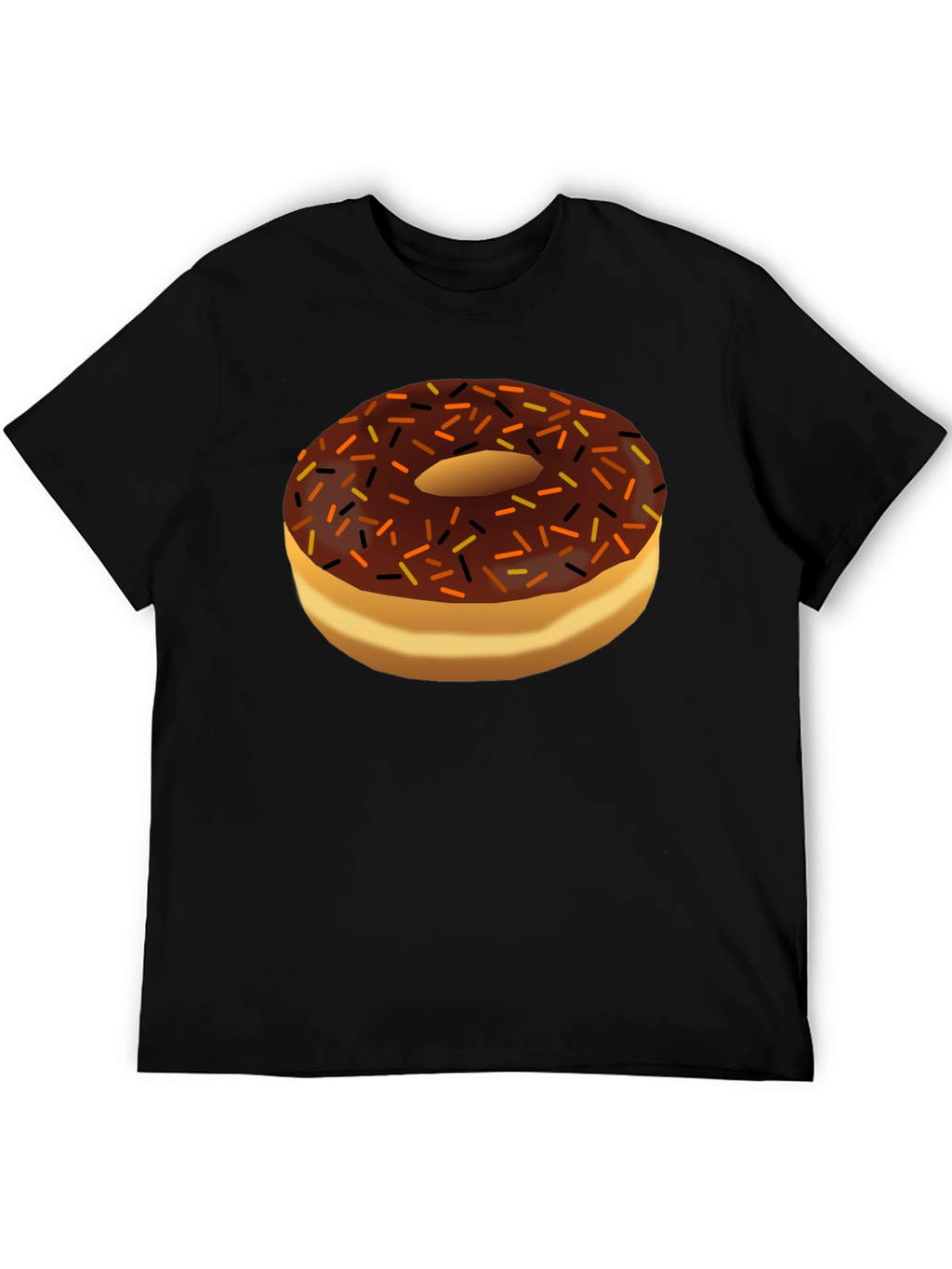 Donut Graphic Black T-Shirt