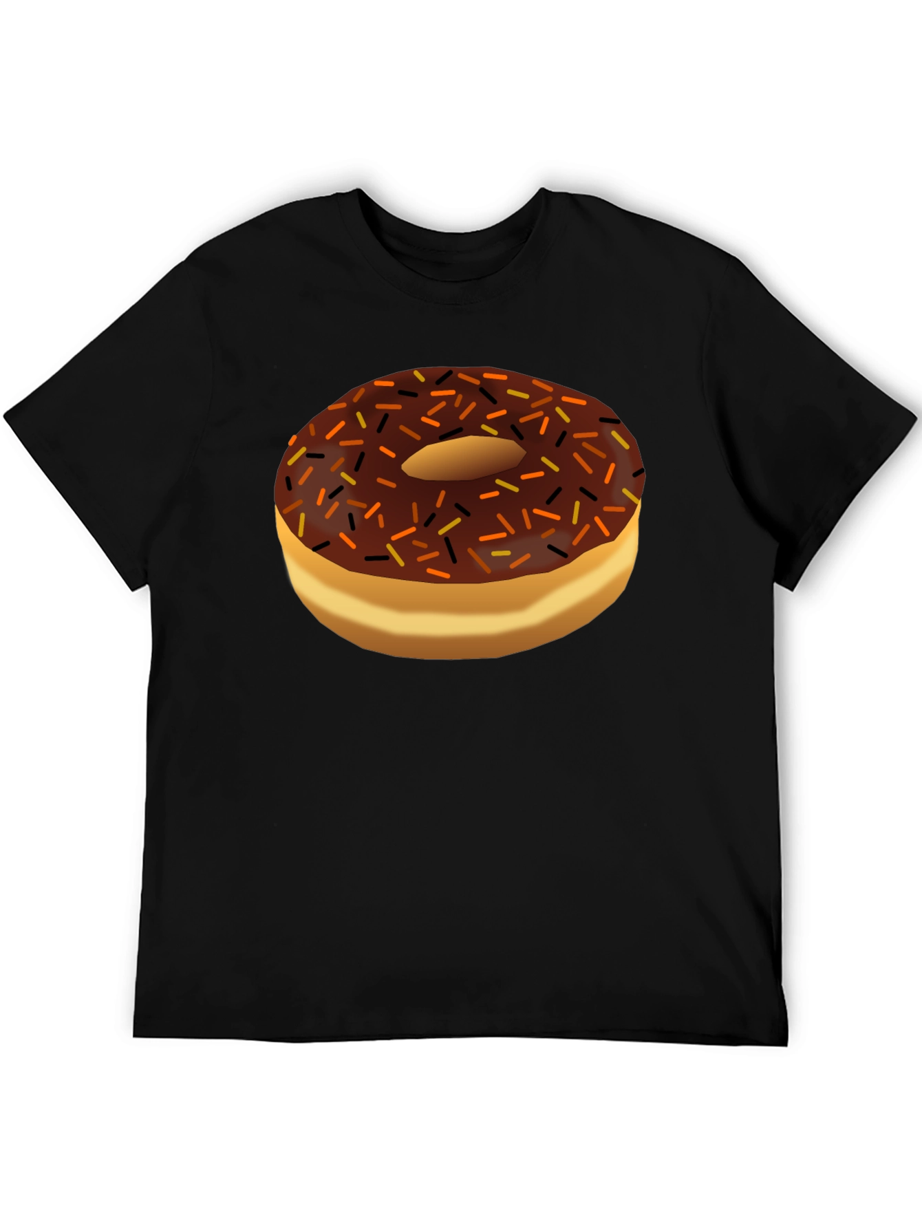 Donut Graphic Black T-Shirt