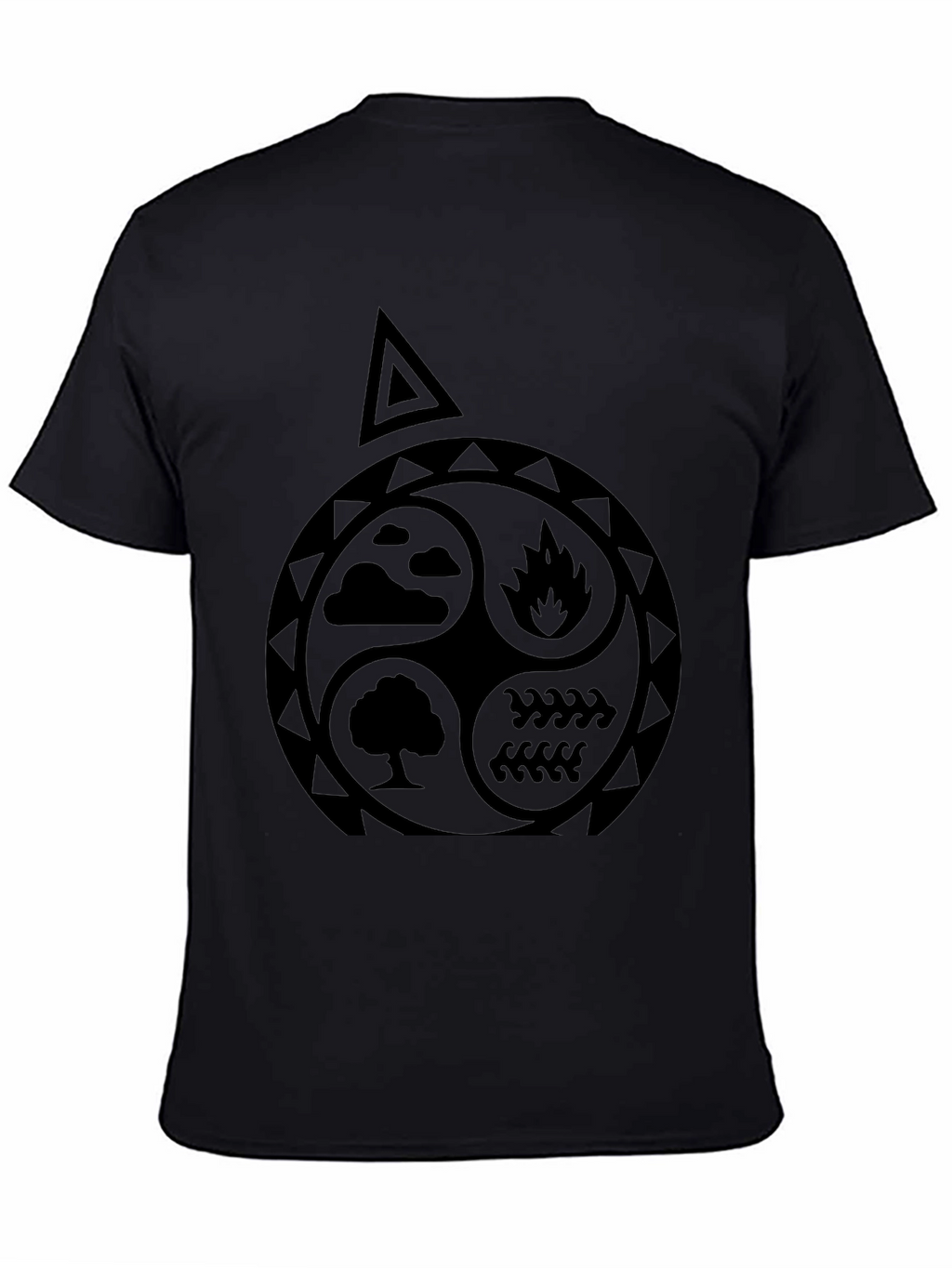 Elements Symbol Graphic Black T-Shirt