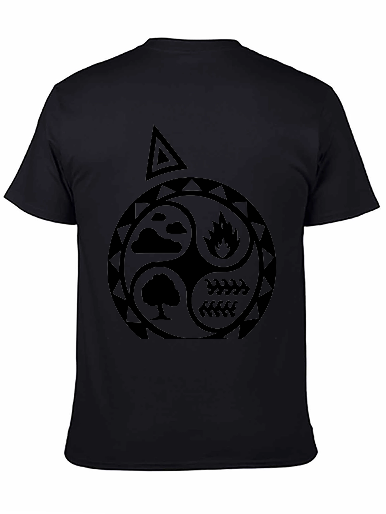 Elements Symbol Graphic Black T-Shirt