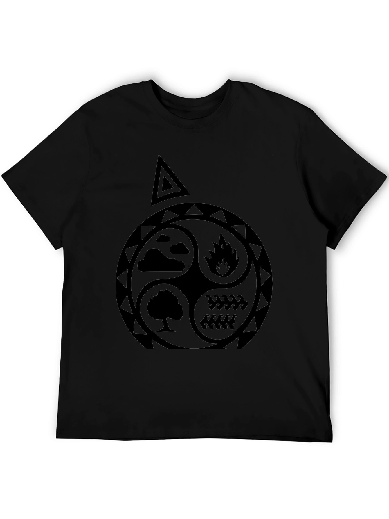 Elements Symbol Graphic Black T-Shirt