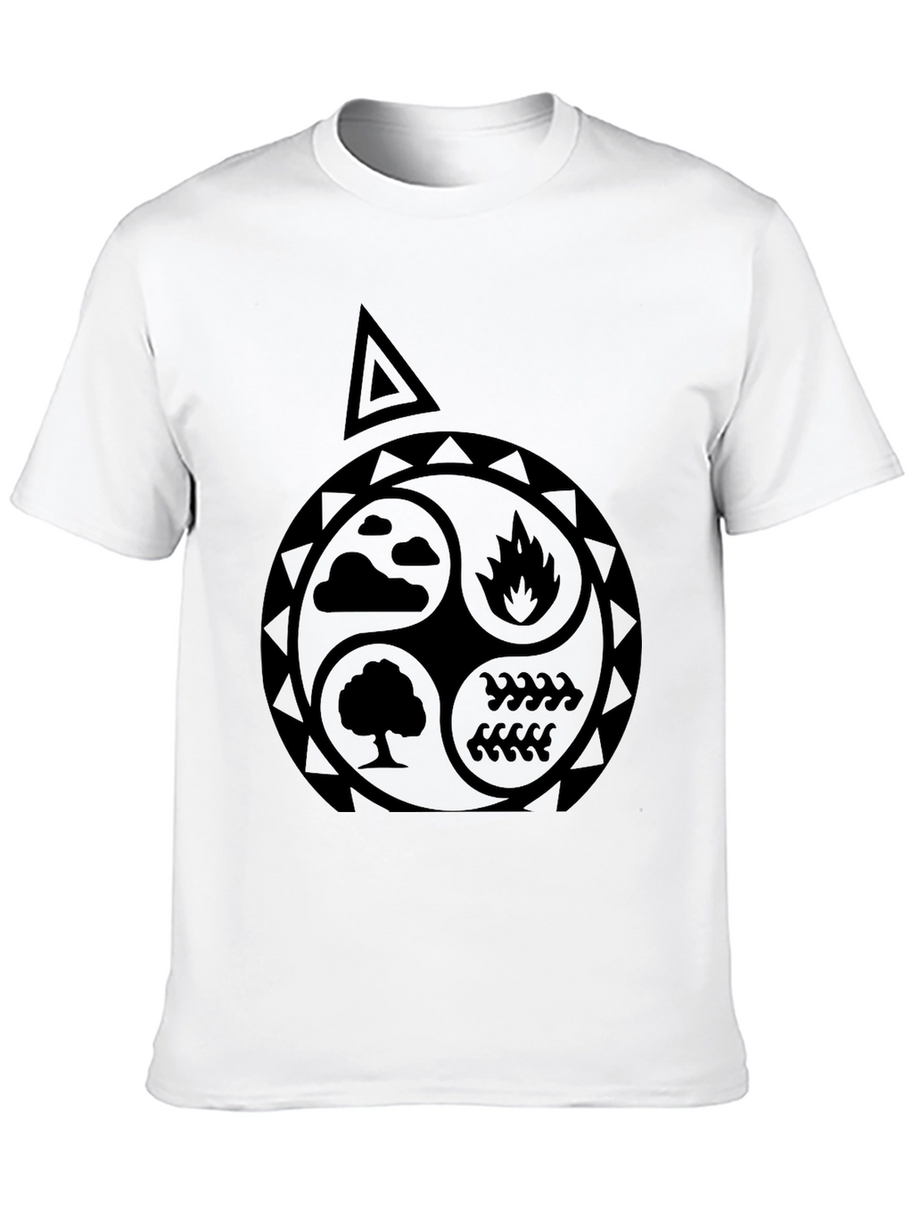 Elements Symbol Graphic Black T-Shirt