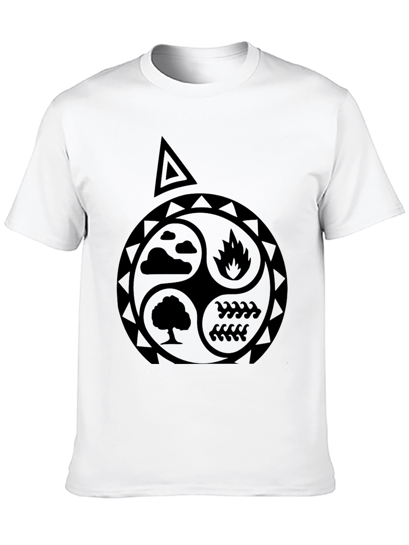 Elements Symbol Graphic Black T-Shirt