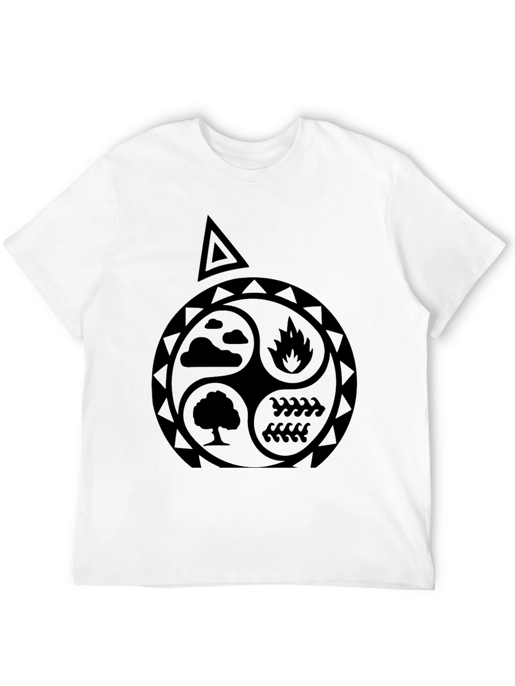 Elements Symbol Graphic Black T-Shirt
