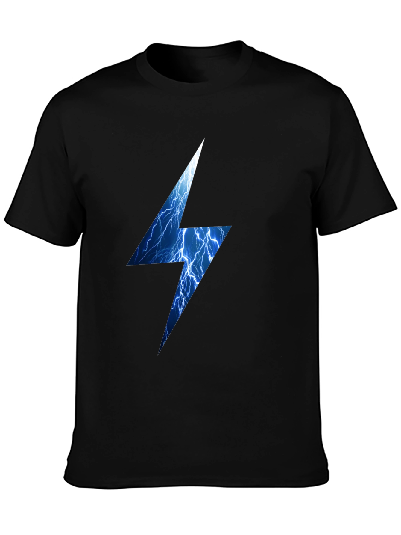 Electric Lightning Bolt Black T-Shirt