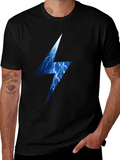 Electric Lightning Bolt Black T-Shirt