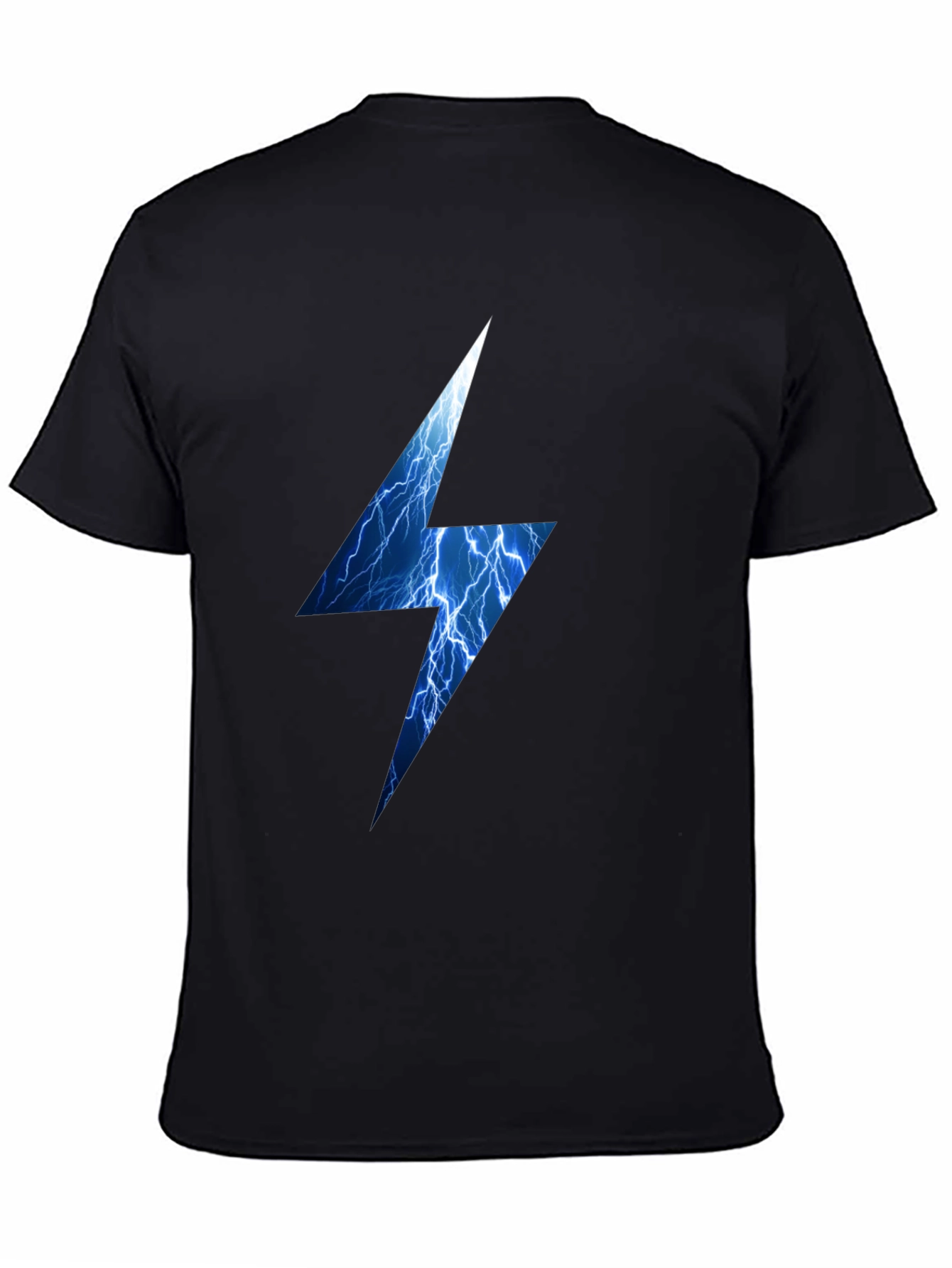 Electric Lightning Bolt Black T-Shirt