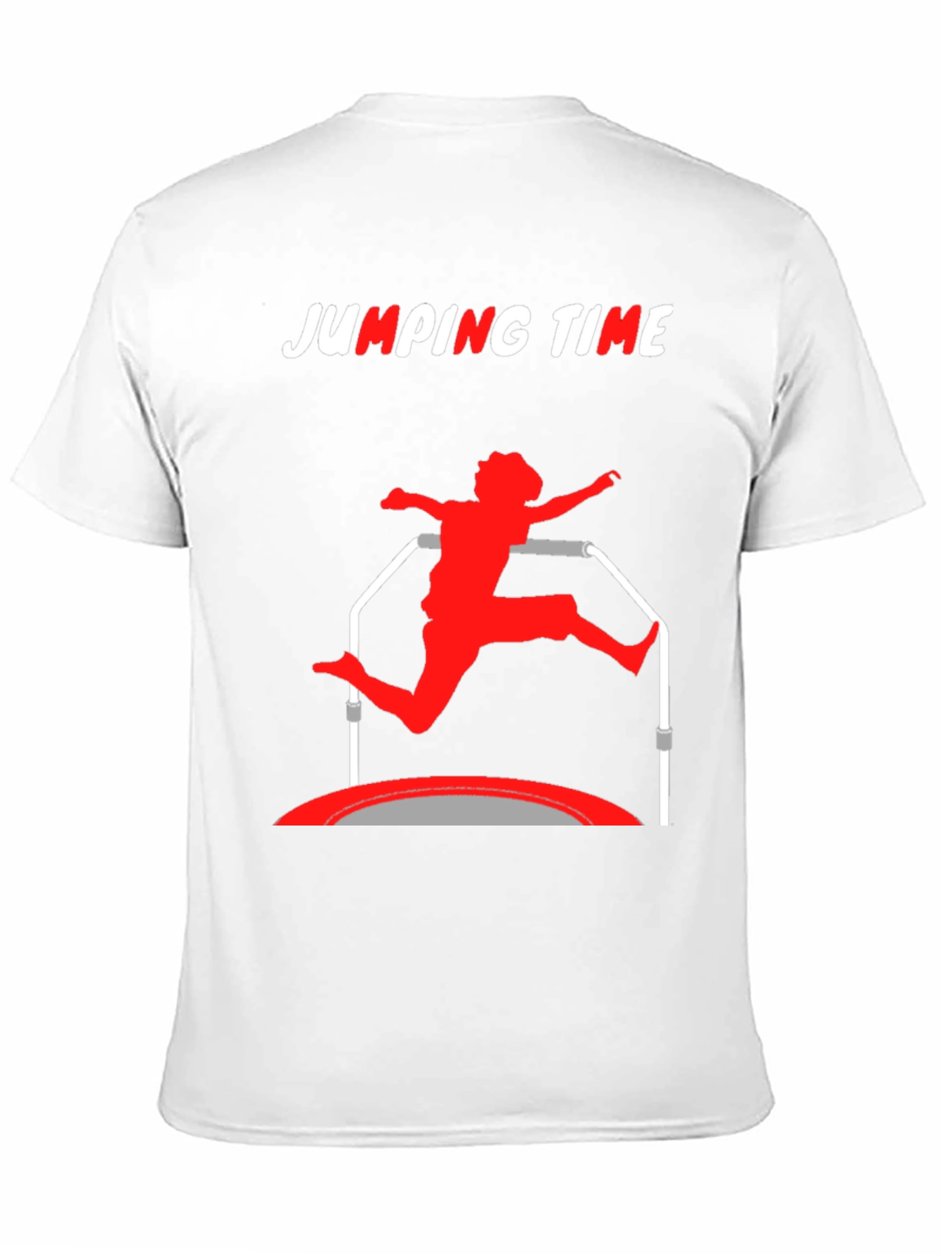 Jumping Time Black Graphic Tee