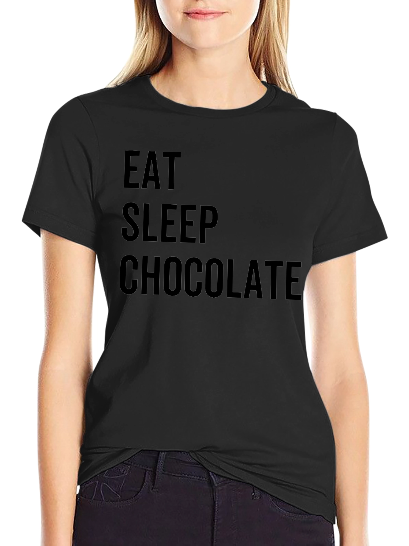 Eat Sleep Chocolate Black Tee