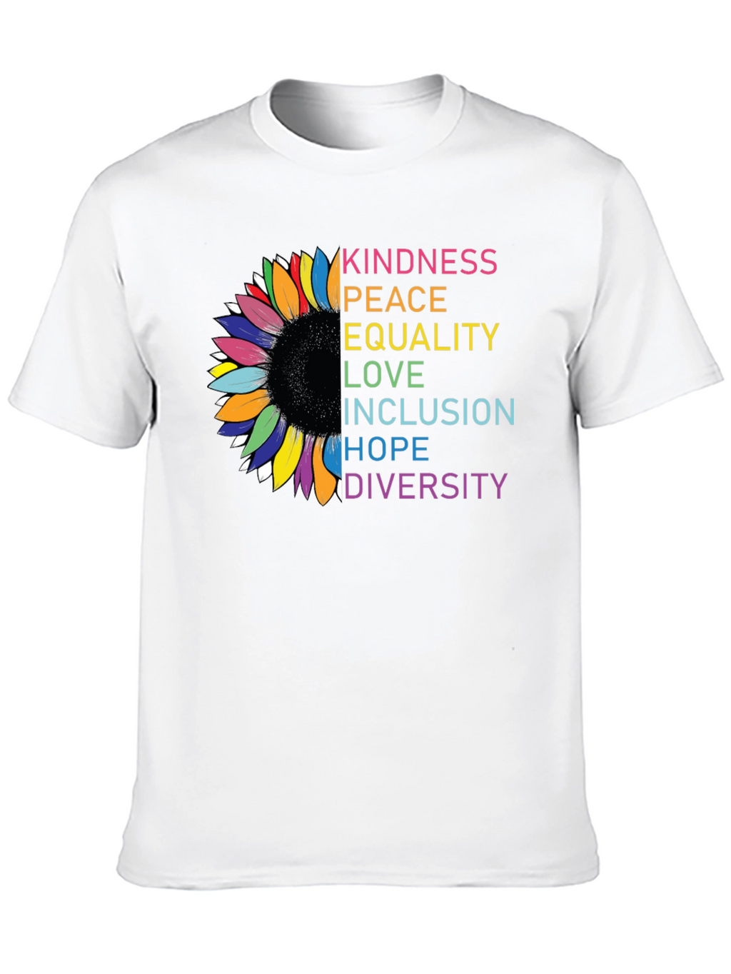 Kindness Peace Equality Graphic T-Shirt