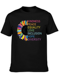 Kindness Peace Equality Graphic T-Shirt