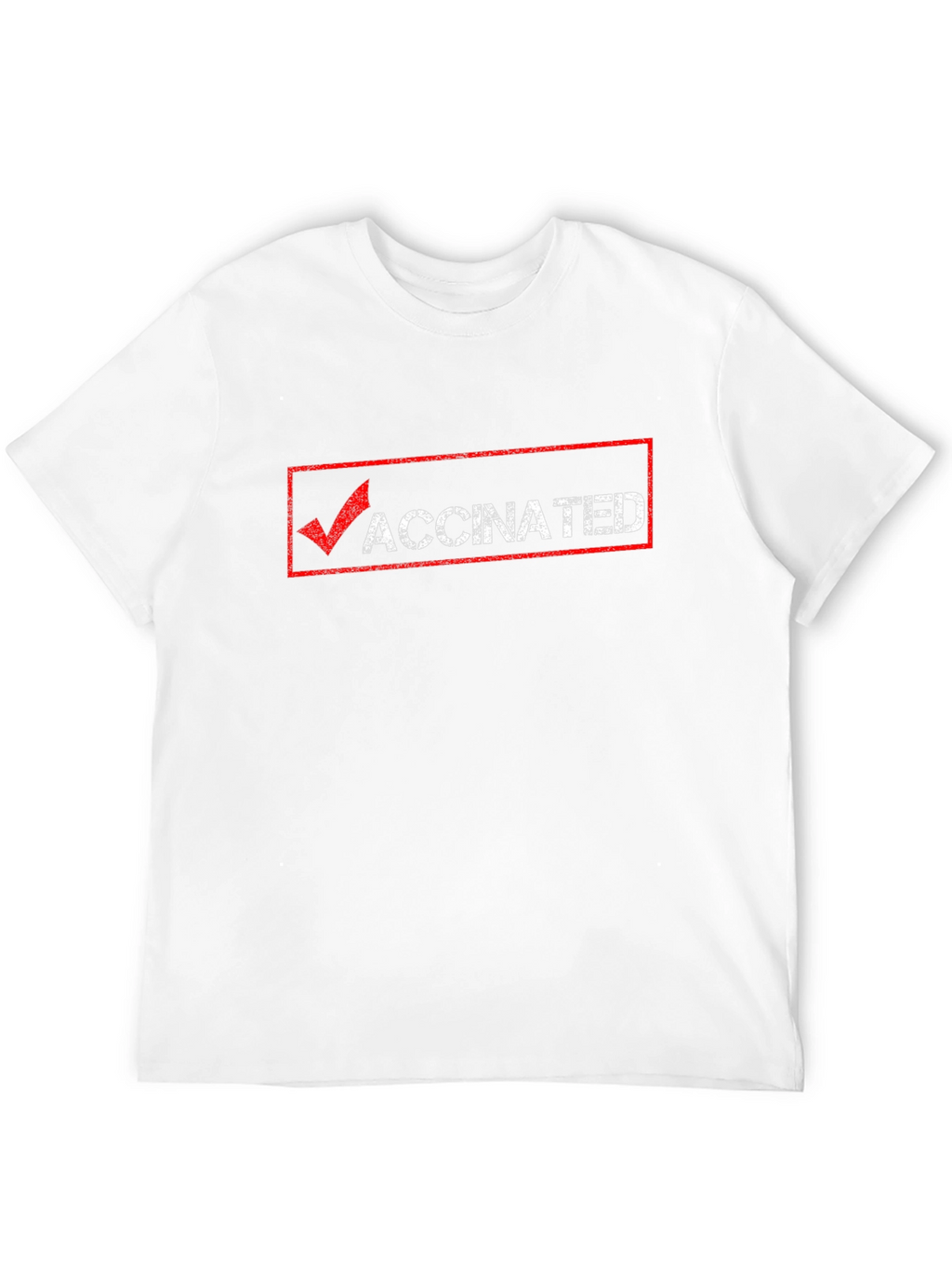 Vaccinated Graphic Tee - Black Cotton T-Shirt