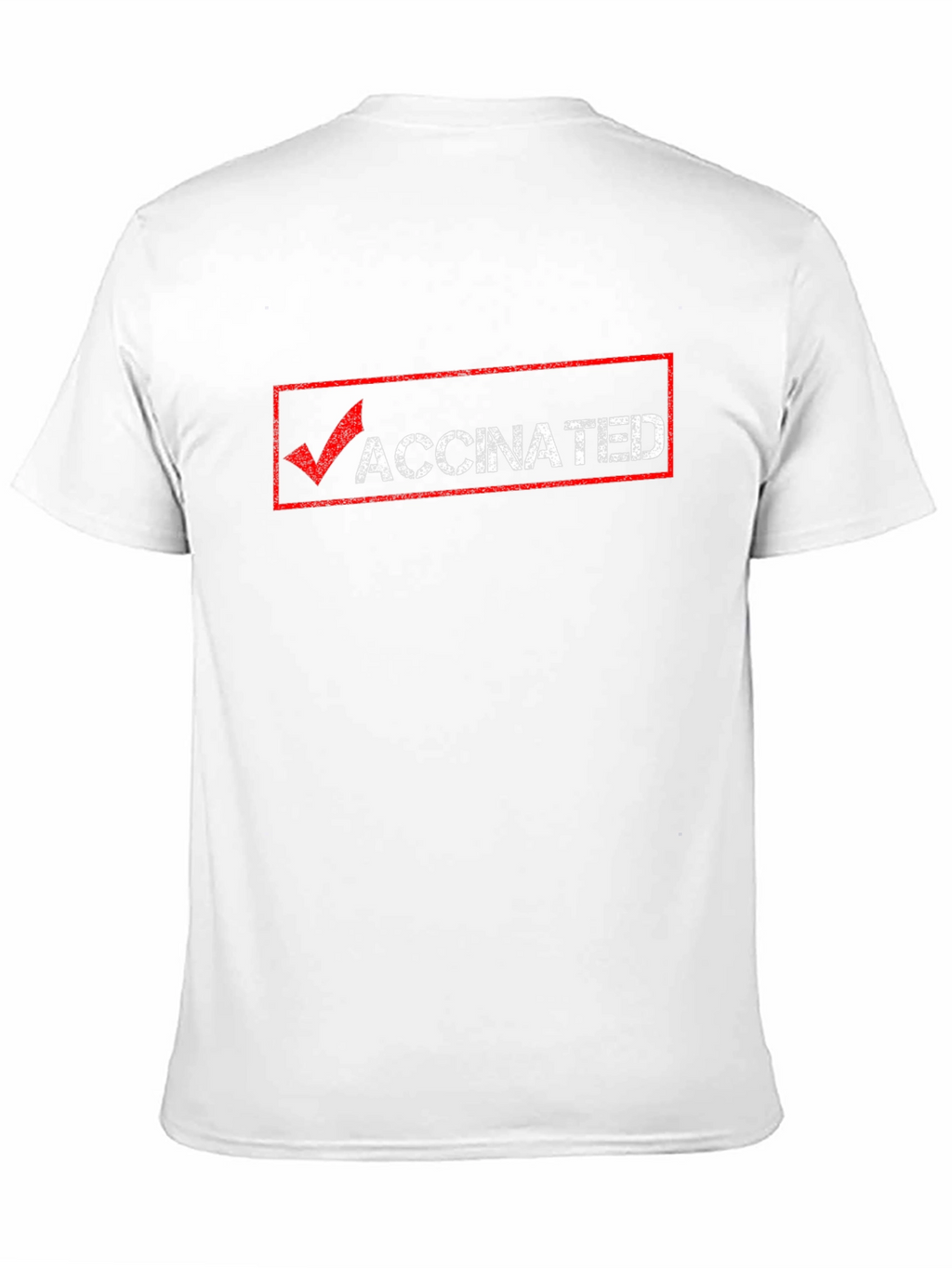 Vaccinated Graphic Tee - Black Cotton T-Shirt