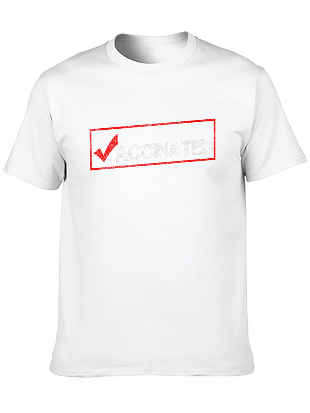 Vaccinated Graphic Tee - Black Cotton T-Shirt