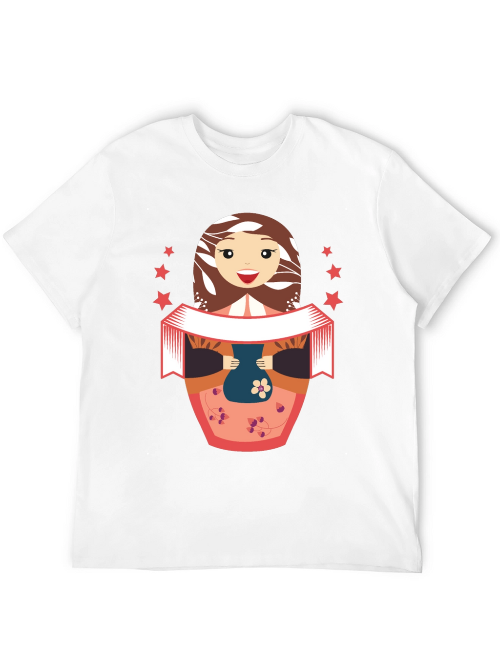 Matryoshka Doll Graphic T-Shirt - Unique Design