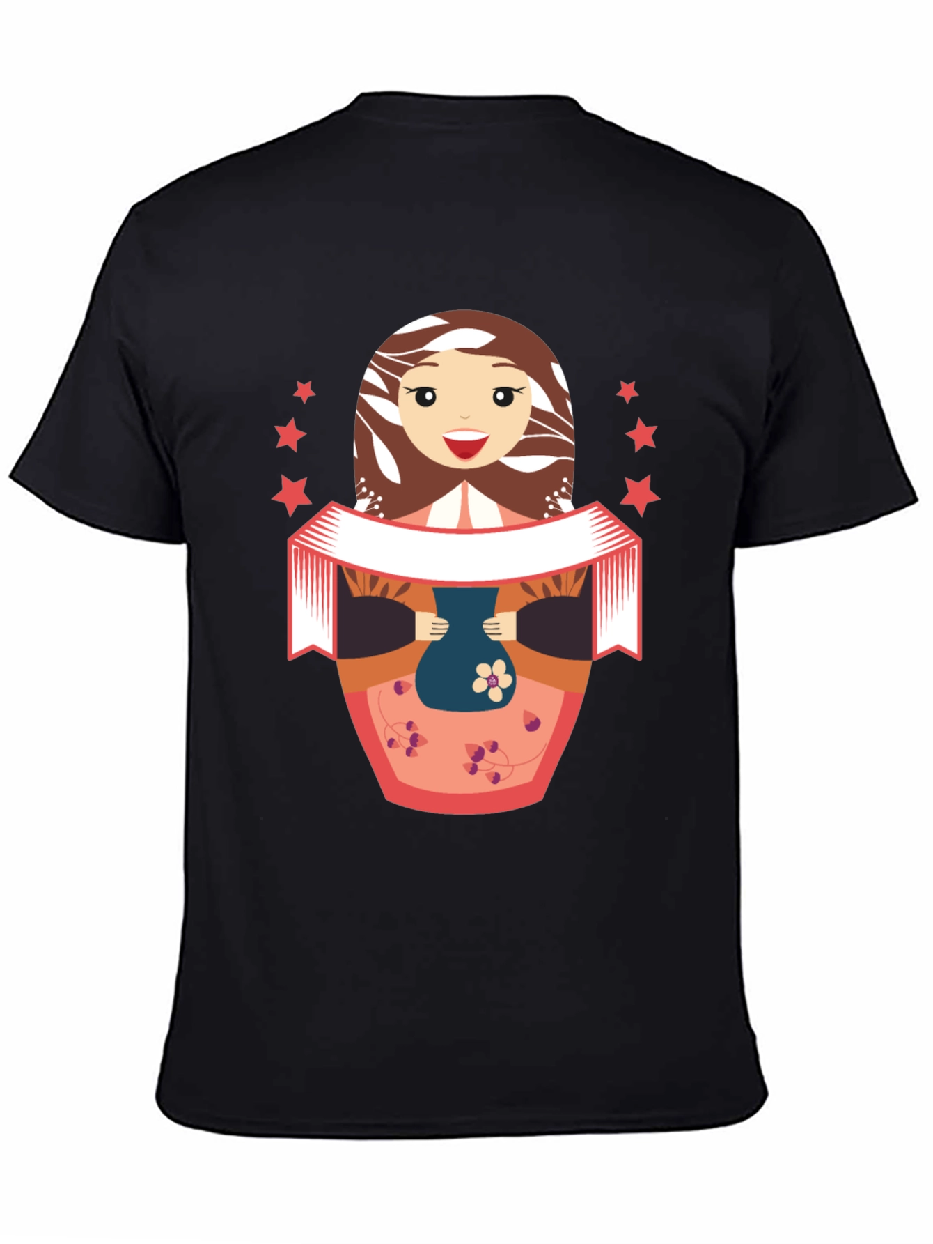 Matryoshka Doll Graphic T-Shirt - Unique Design