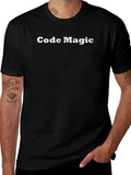 Code Magic Black T-Shirt - Programmer Gift