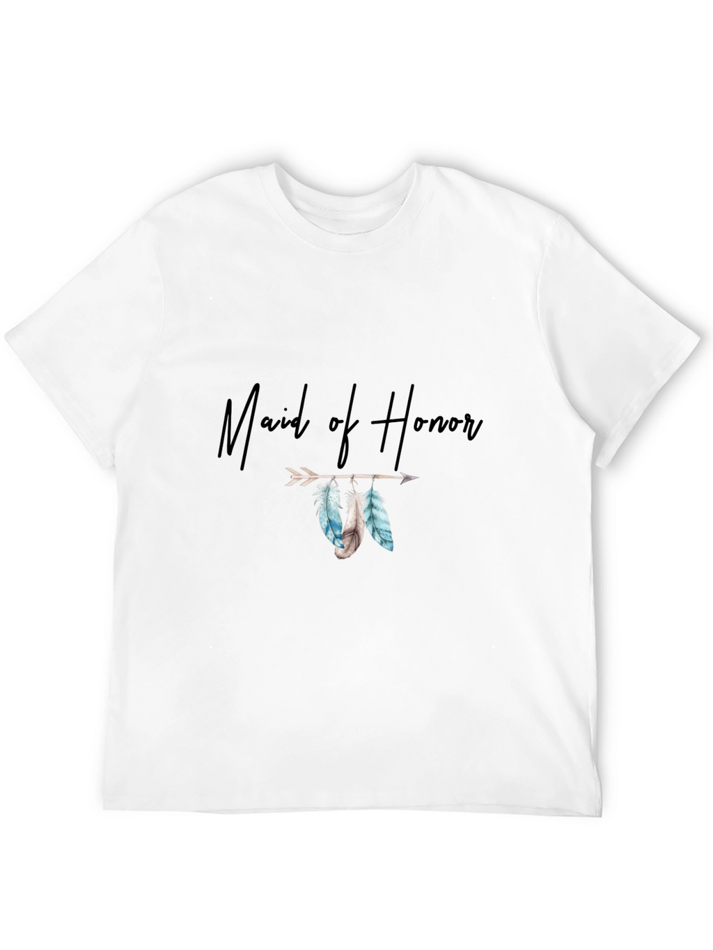 Maid of Honor Feather Arrow T-Shirt
