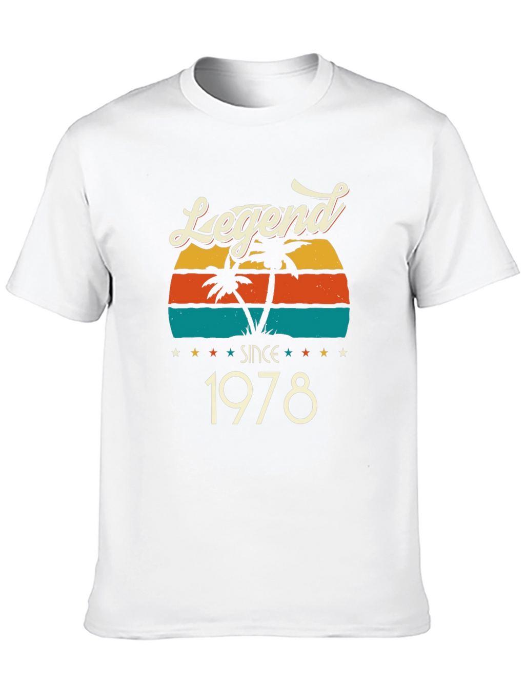 Legend Since 1978 T-Shirt - Retro Palm Tree Design