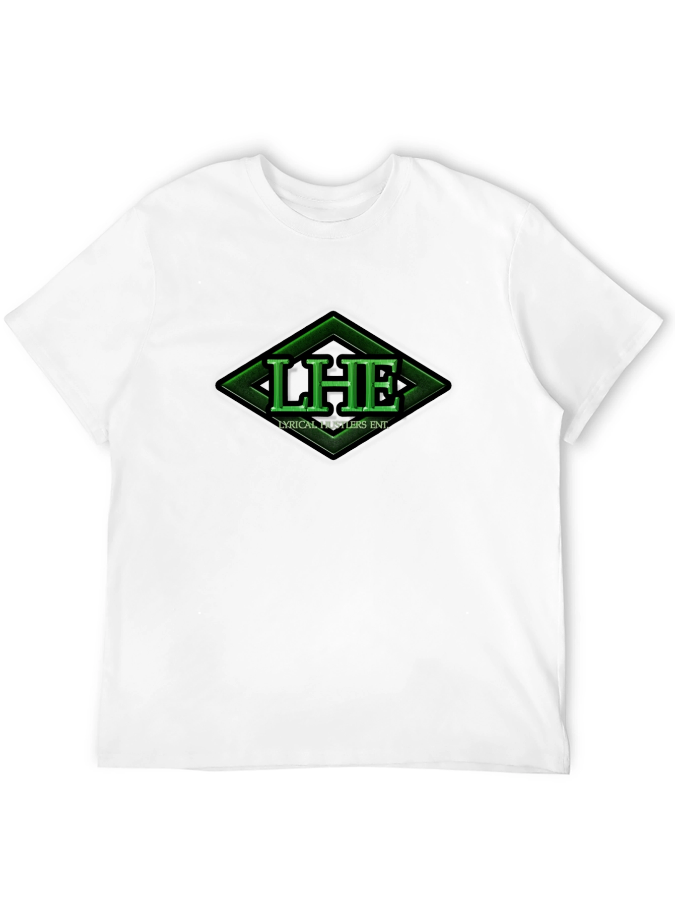 Lyrical Hustlers ENT. Black Graphic Tee