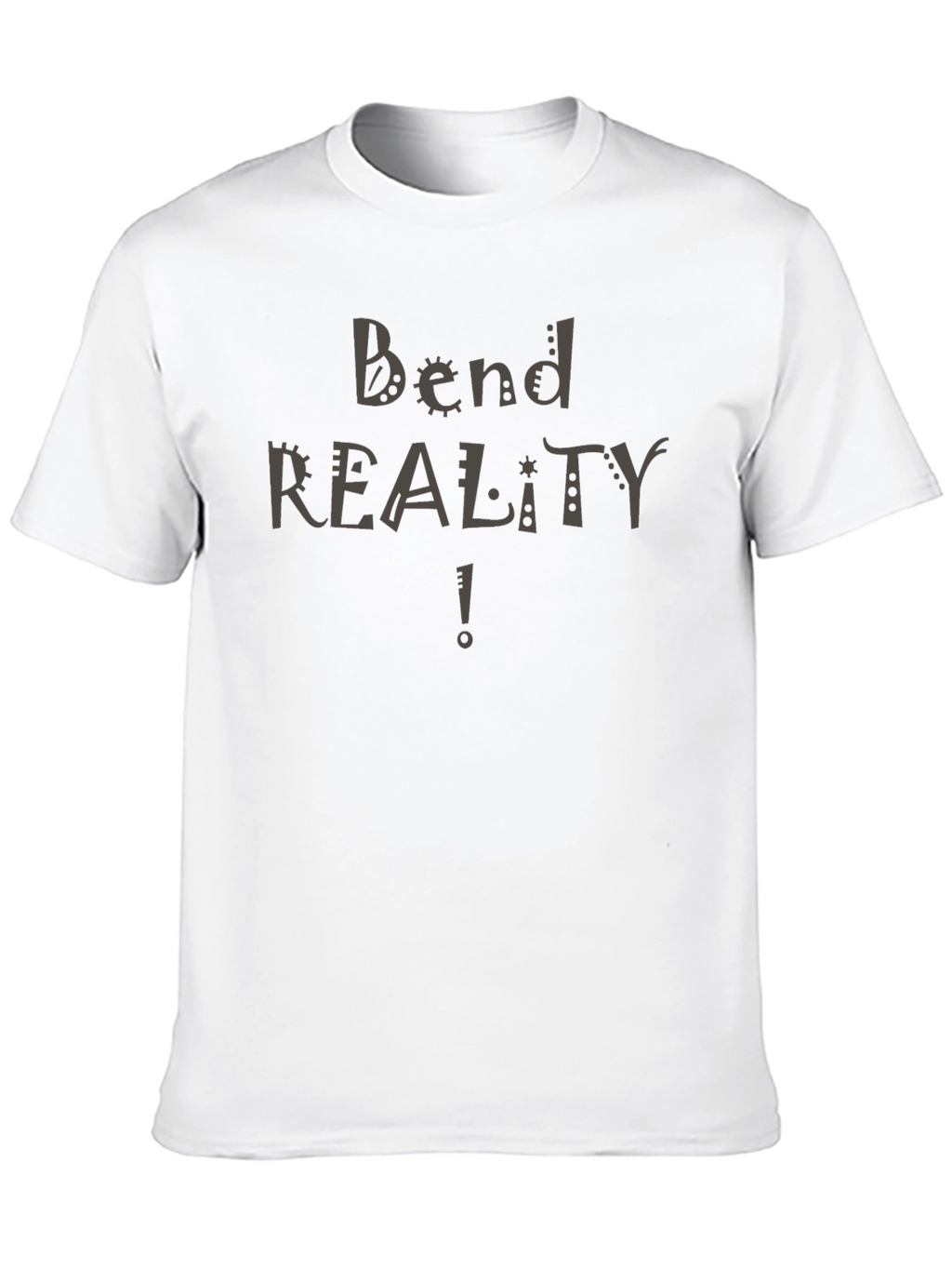 Bend Reality Graphic Tee - Funny Novelty T-Shirt