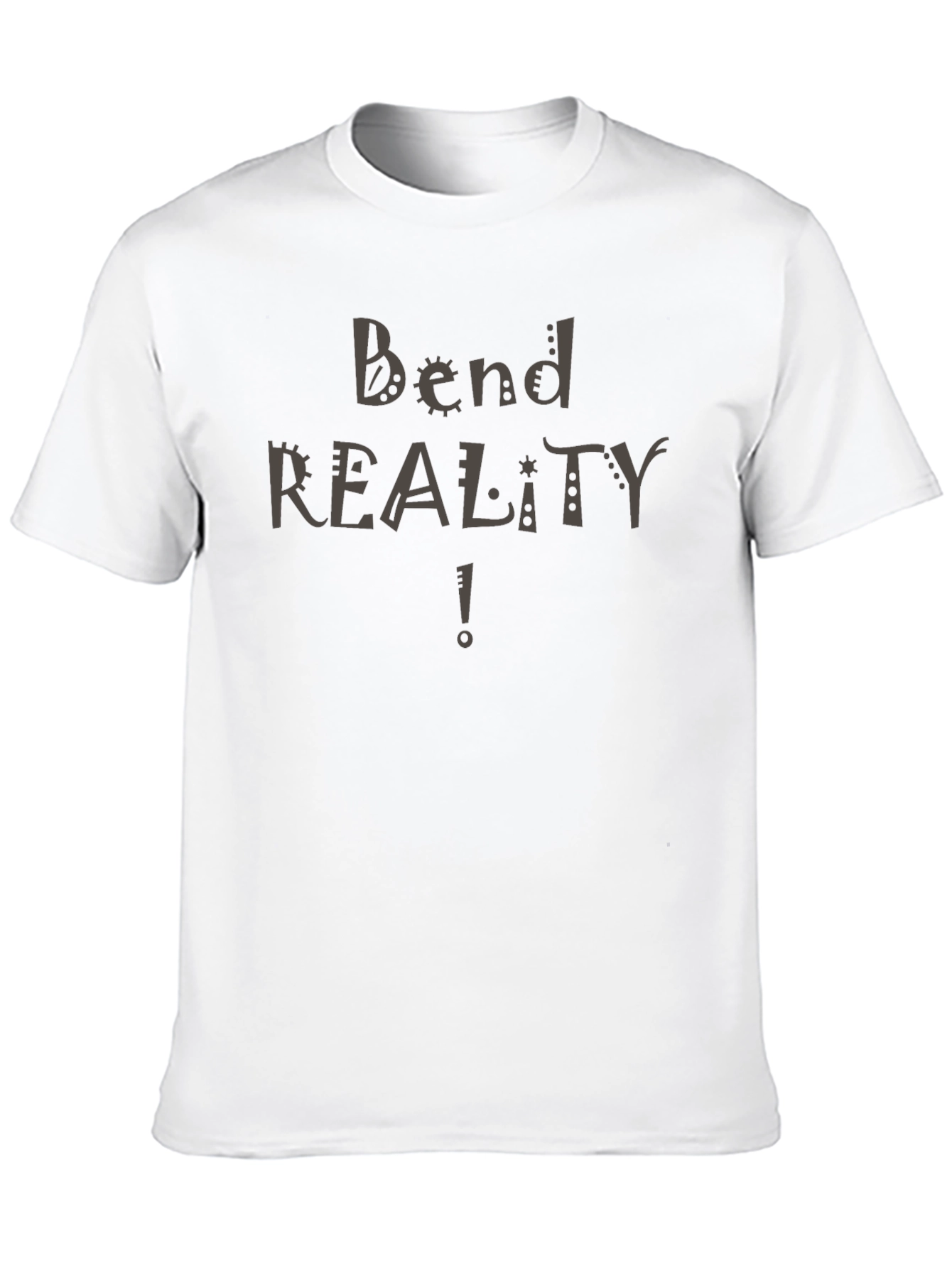 Bend Reality Graphic Tee - Funny Novelty T-Shirt