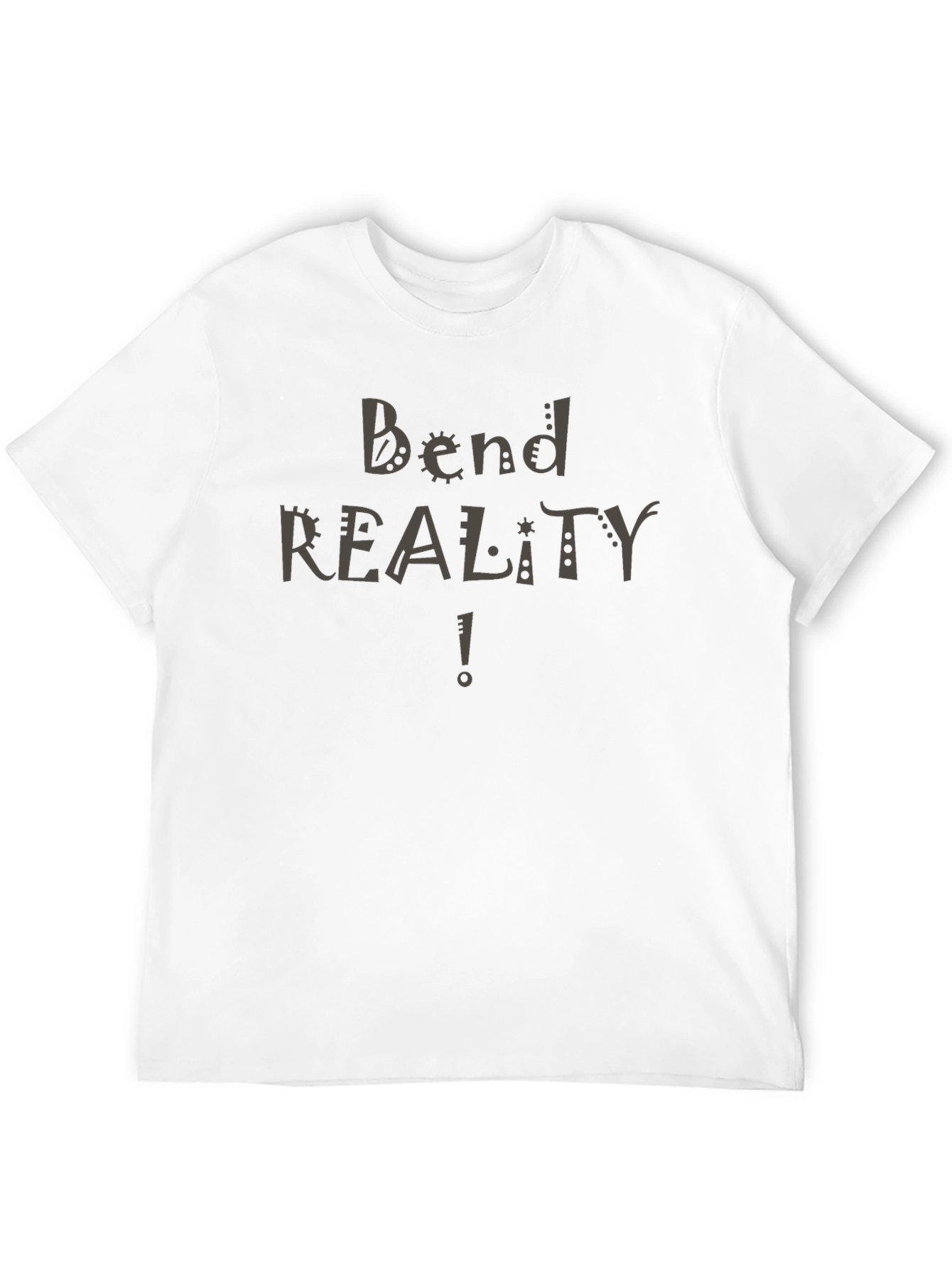 Bend Reality Graphic Tee - Funny Novelty T-Shirt