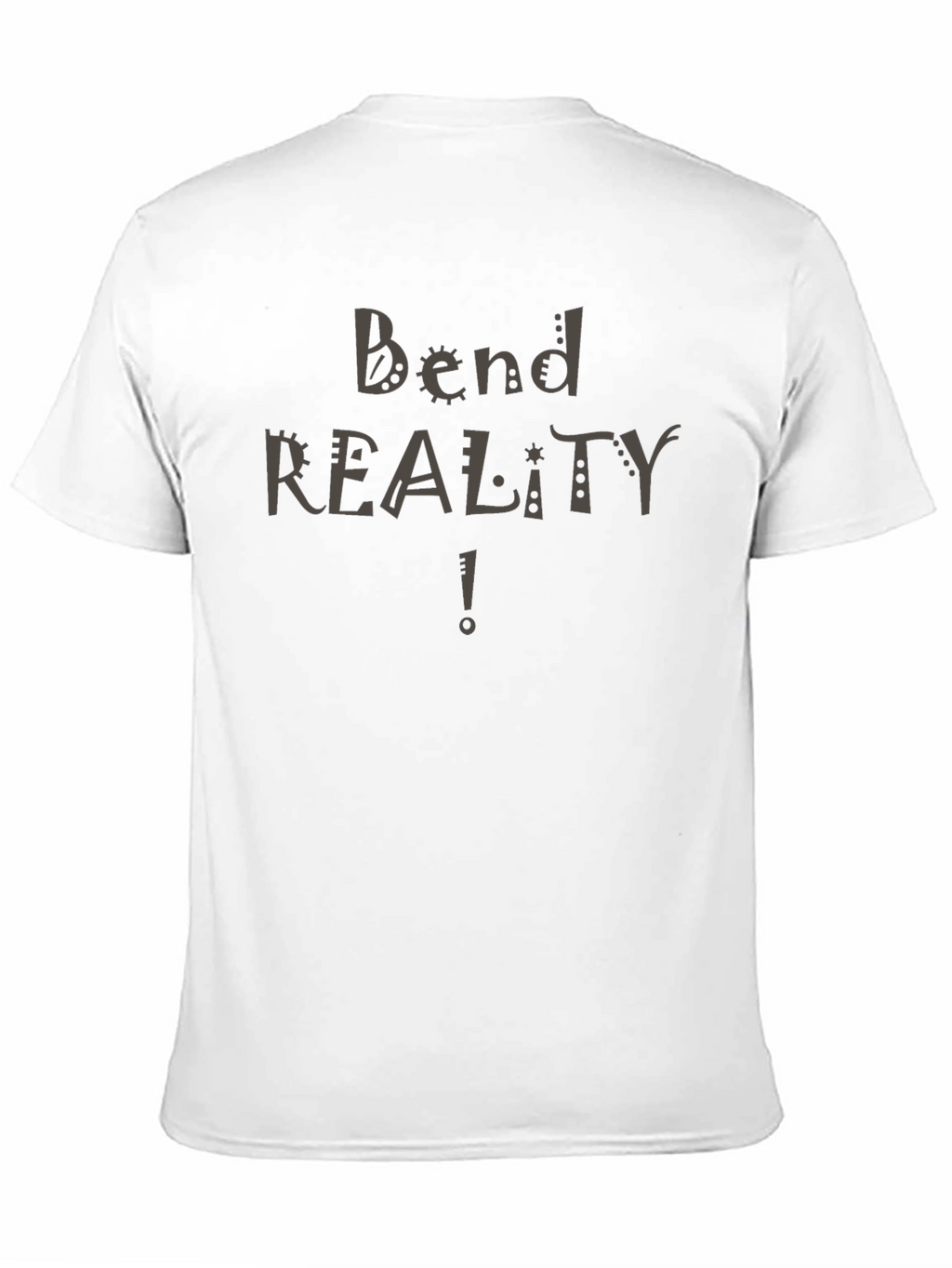 Bend Reality Graphic Tee - Funny Novelty T-Shirt