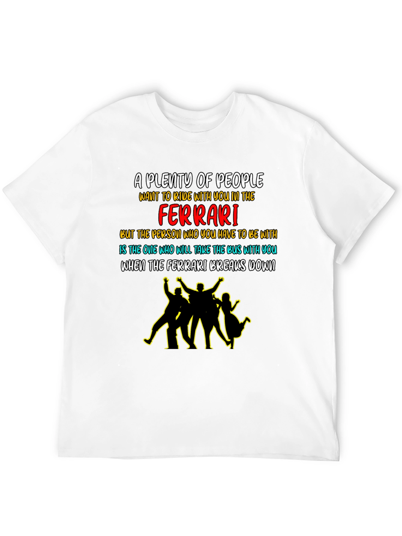 Ferrari Bus T-Shirt - Humorous Graphic Tee