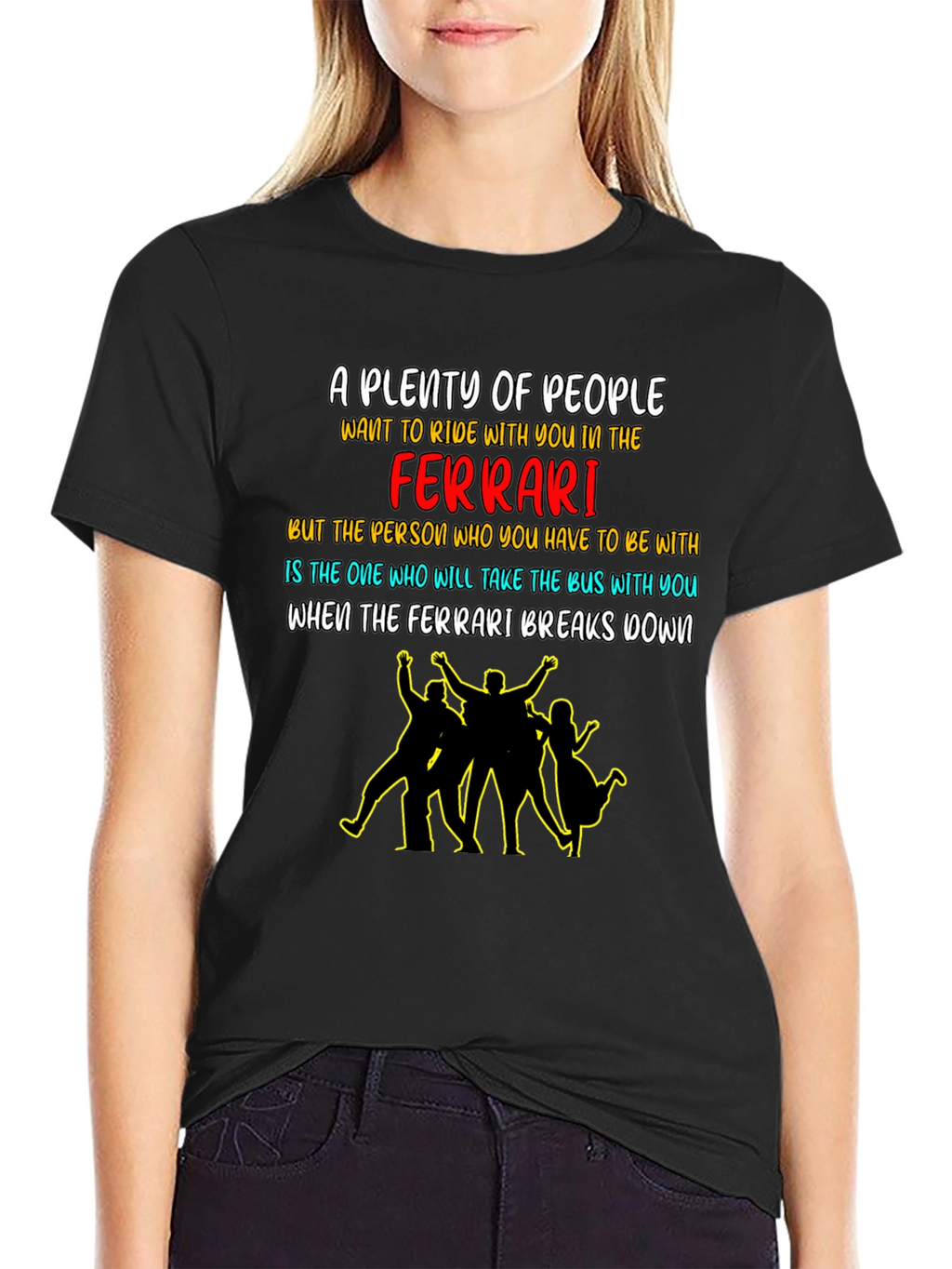 Ferrari Bus T-Shirt - Humorous Graphic Tee