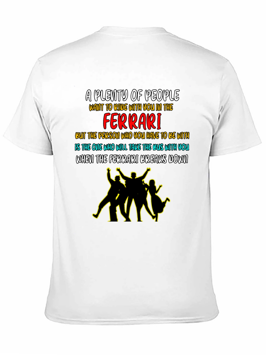 Ferrari Bus T-Shirt - Humorous Graphic Tee