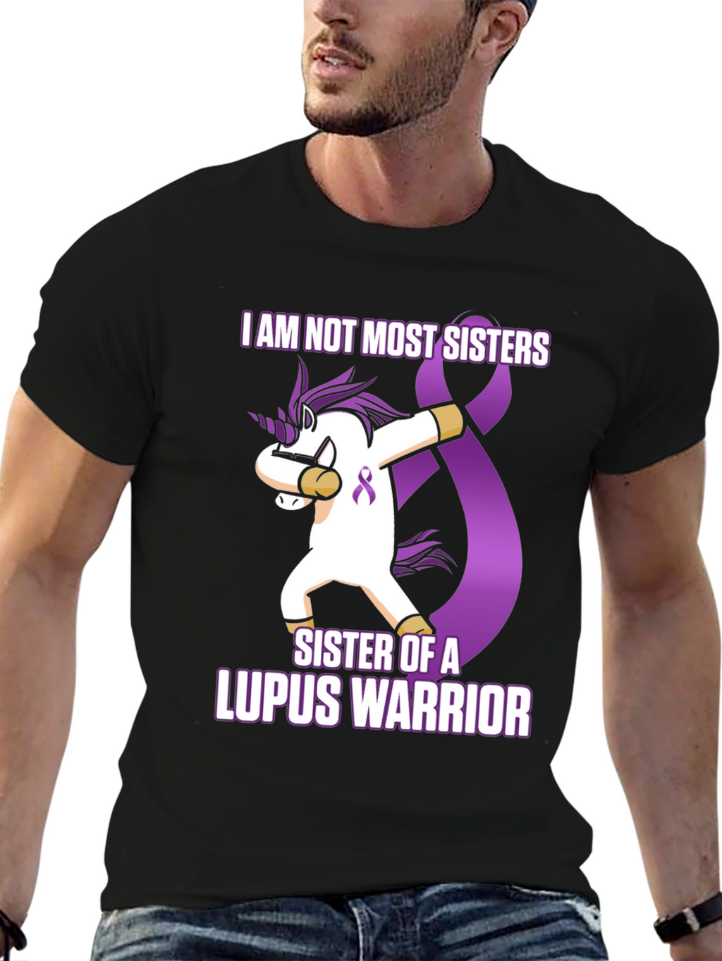 Lupus Warrior Sister Unicorn T-Shirt