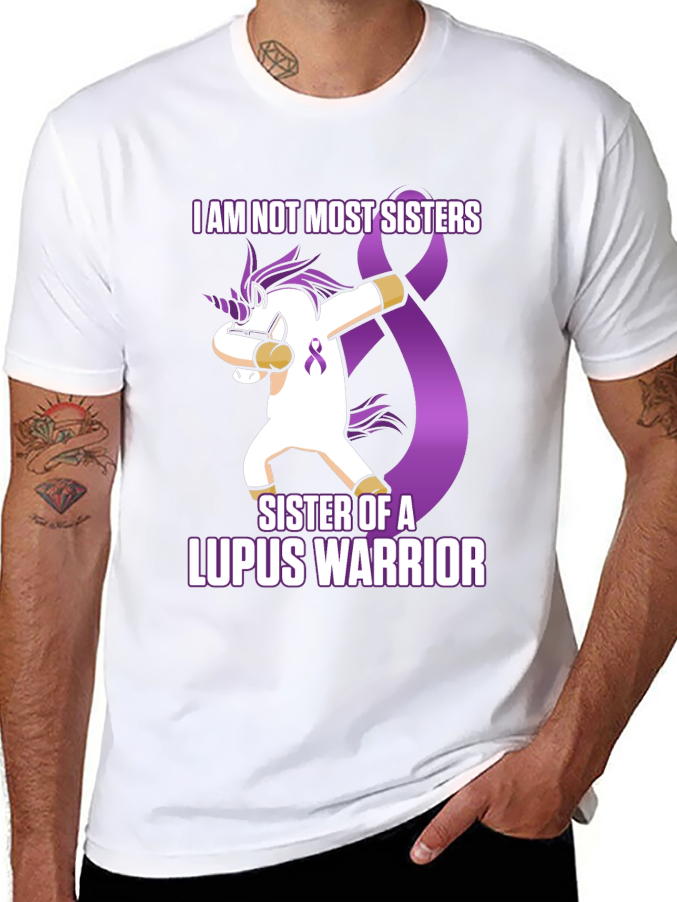 Lupus Warrior Sister Unicorn T-Shirt