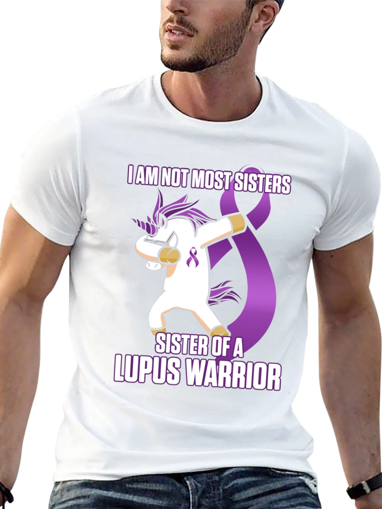 Lupus Warrior Sister Unicorn T-Shirt