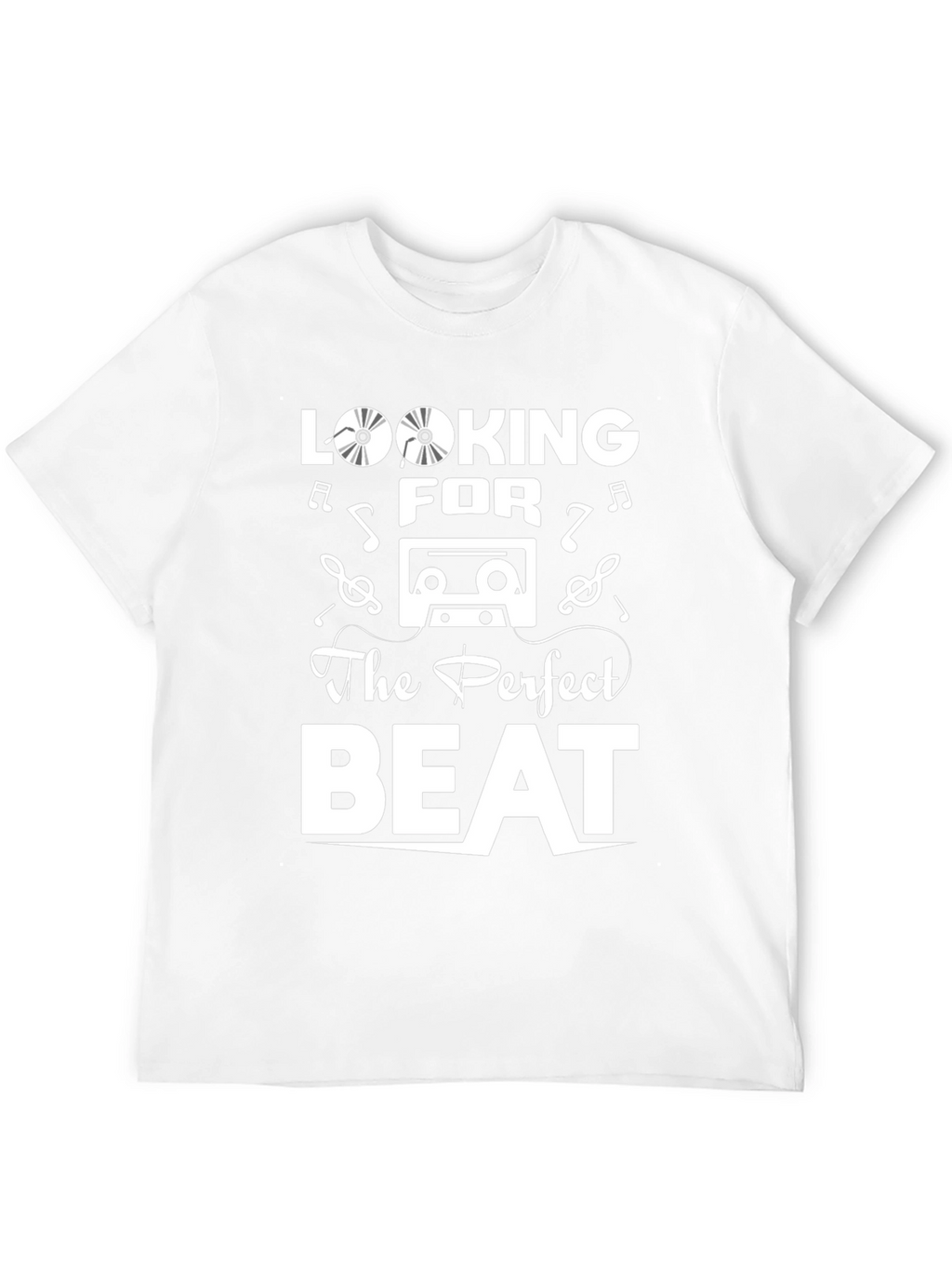 Looking for the Perfect Beat Black Graphic Tee