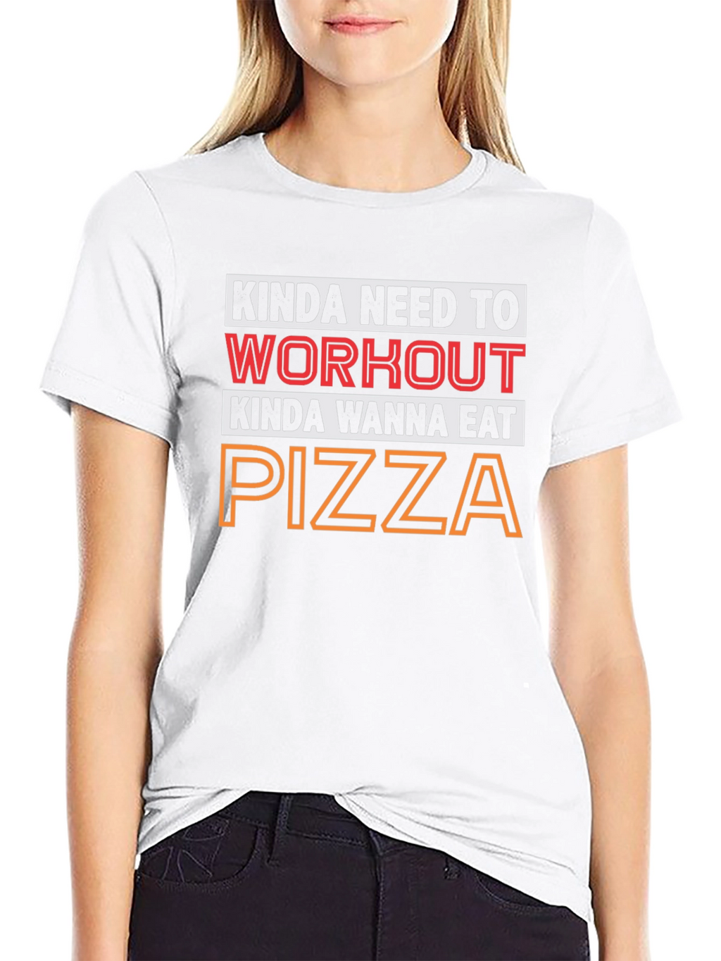 Kinda Need to Workout Pizza T-Shirt