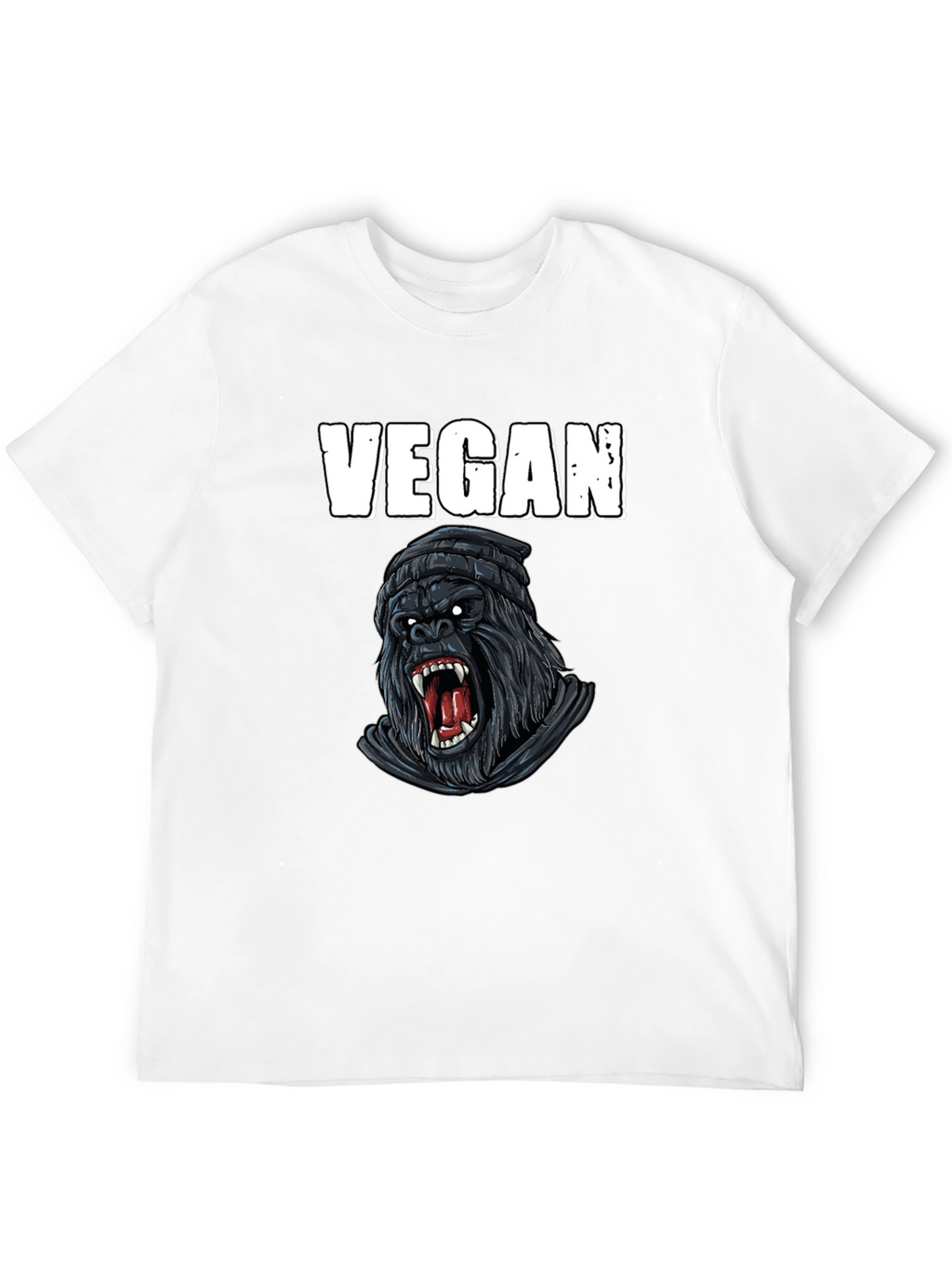 Vegan Gorilla Graphic T-Shirt