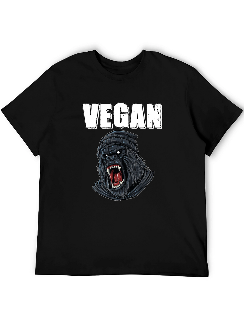 Vegan Gorilla Graphic T-Shirt