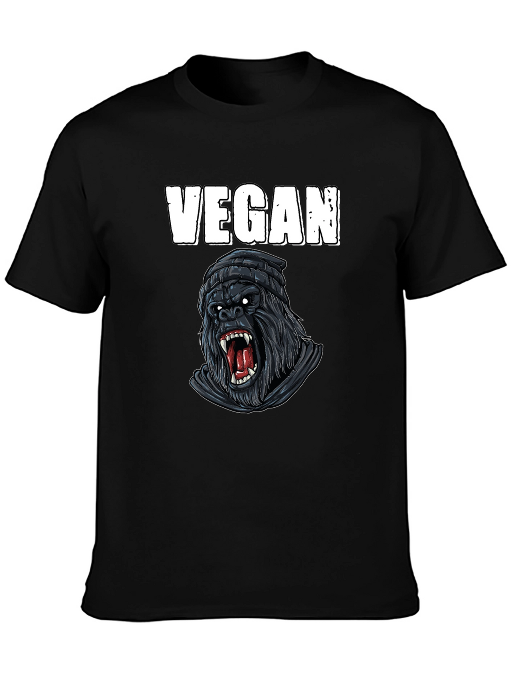 Vegan Gorilla Graphic T-Shirt