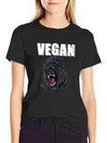 Vegan Gorilla Graphic T-Shirt