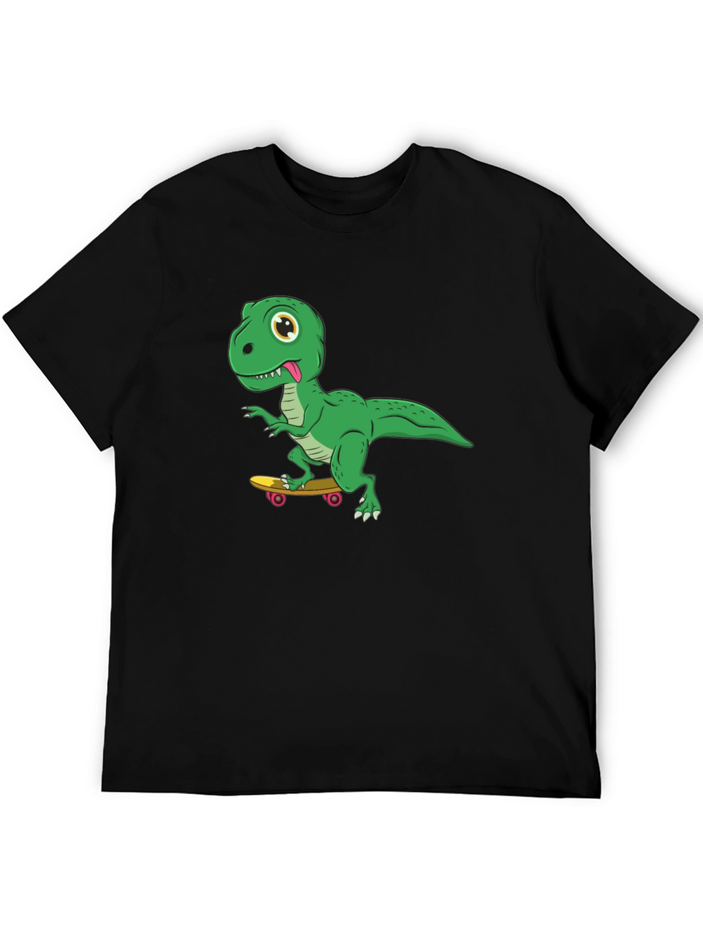 Skateboarding Dinosaur Graphic Tee