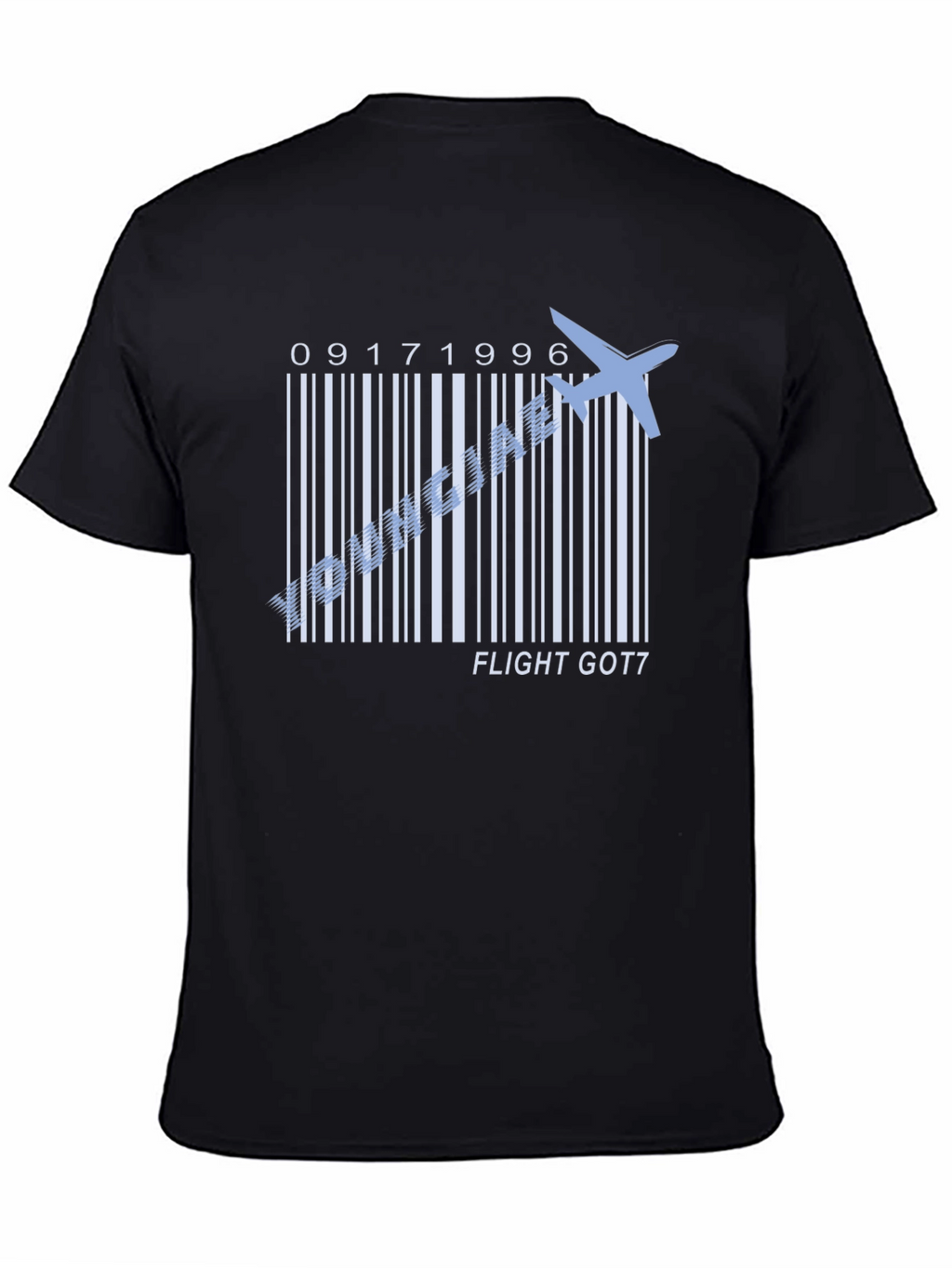 GOT7 Flight Graphic Black T-Shirt